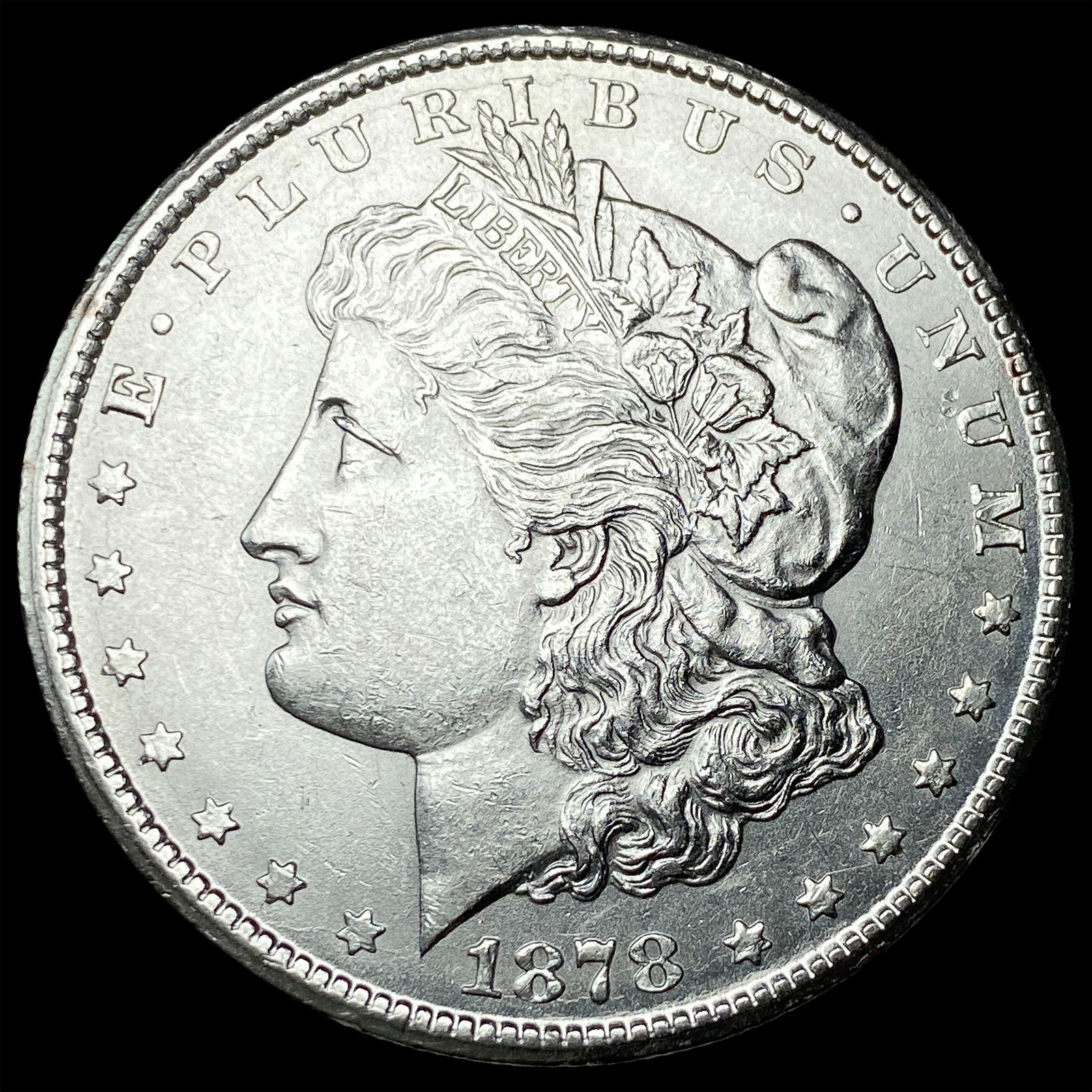1878-S Silver Morgan Dollar CLOSELY UNCIRCULATED: 1878-S Silver Morgan Dollar CLOSELY UNCIRCULATED