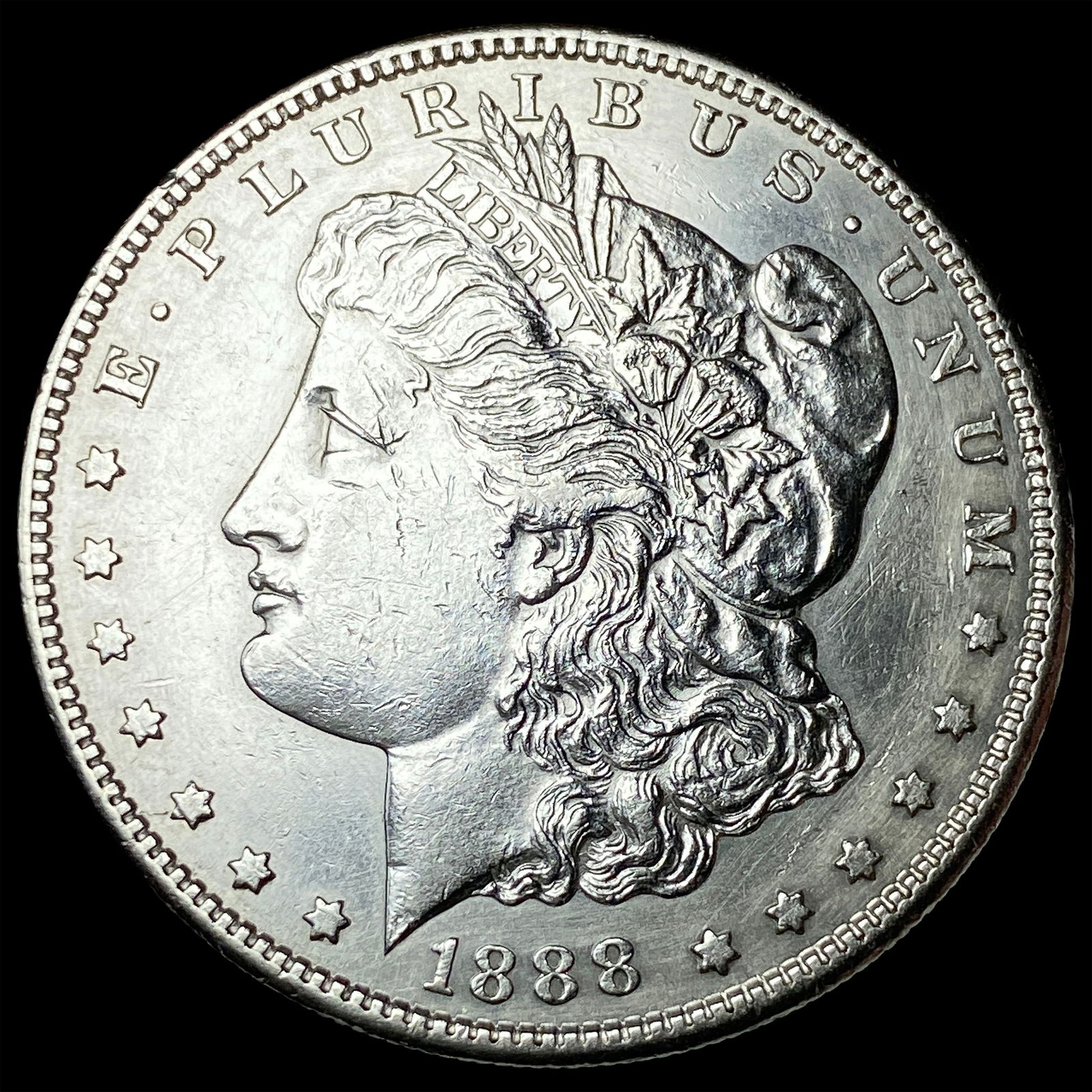 1888-S Morgan Silver Dollar CLOSELY UNCIRCULATED: 1888-S Morgan Silver Dollar CLOSELY UNCIRCULATED