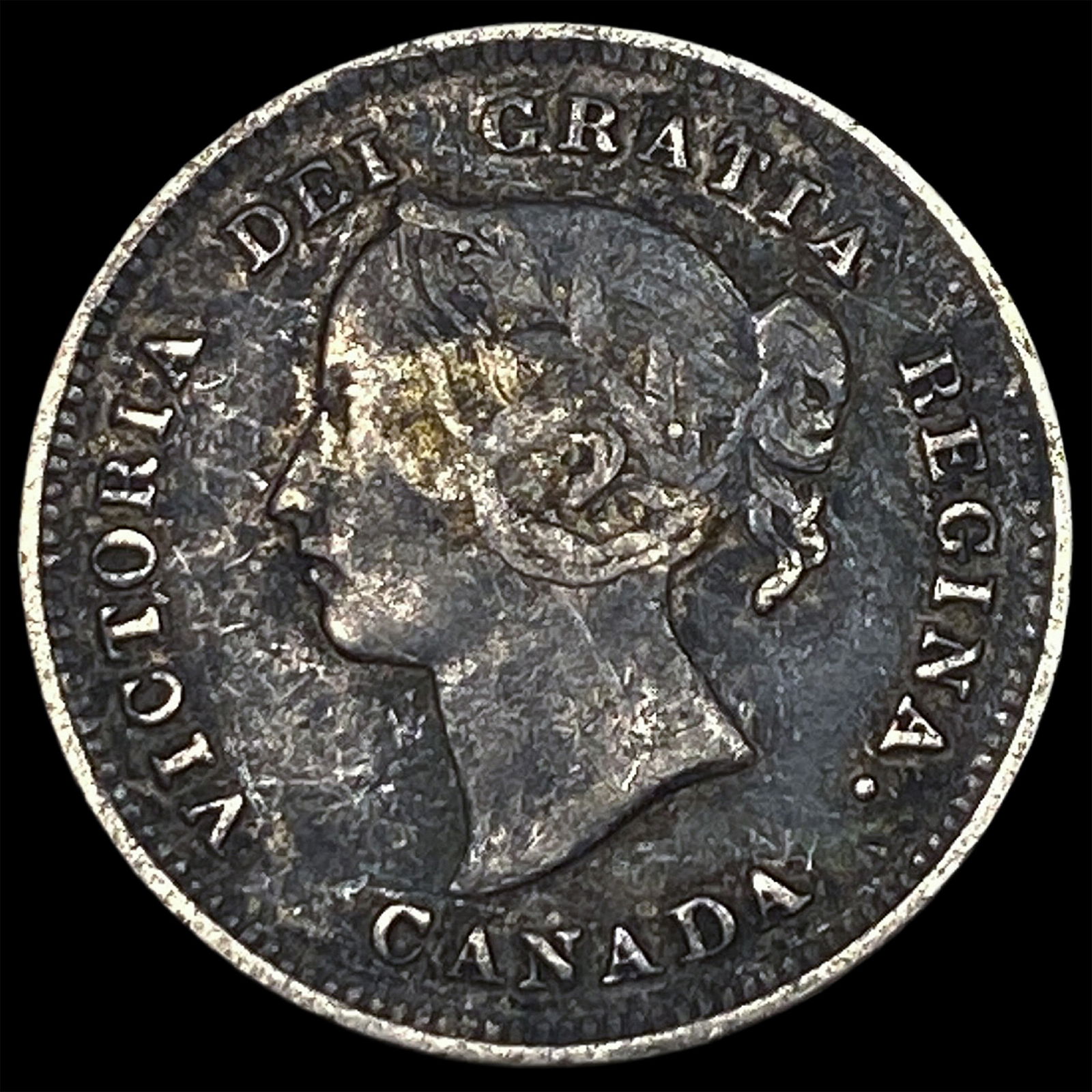 1889 Canada Silver 5 Cents NEARLY UNCIRCULATED: 1889 Canada Silver 5 Cents NEARLY UNCIRCULATED