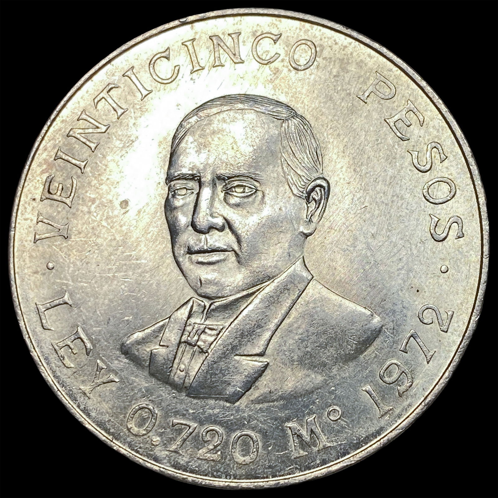1972 Mexico Silver 25 Pesos UNCIRCULATED: 1972 Mexico Silver 25 Pesos UNCIRCULATED