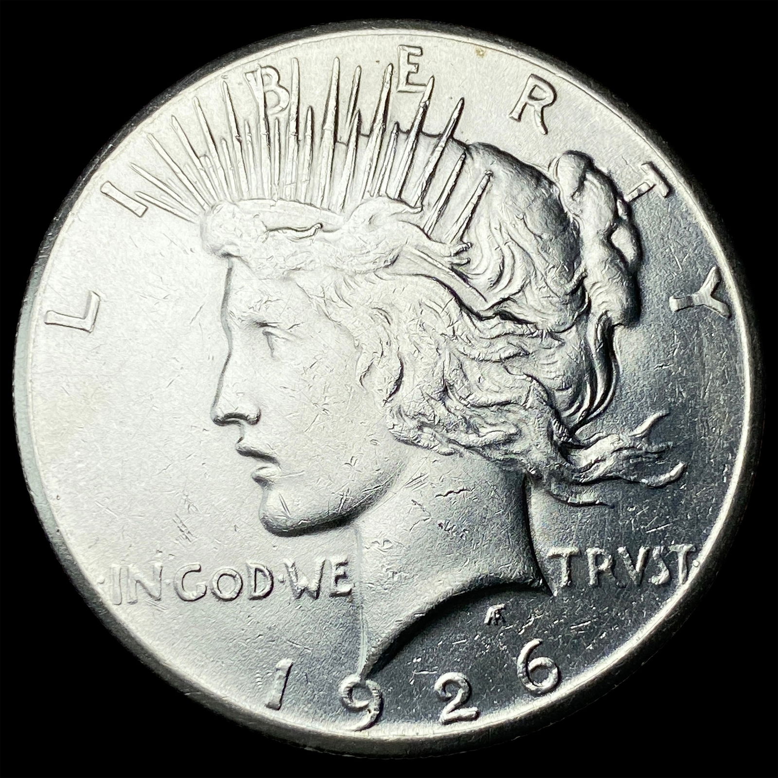 1926 Peace Silver Dollar CLOSELY UNCIRCULATED: 1926 Peace Silver Dollar CLOSELY UNCIRCULATED