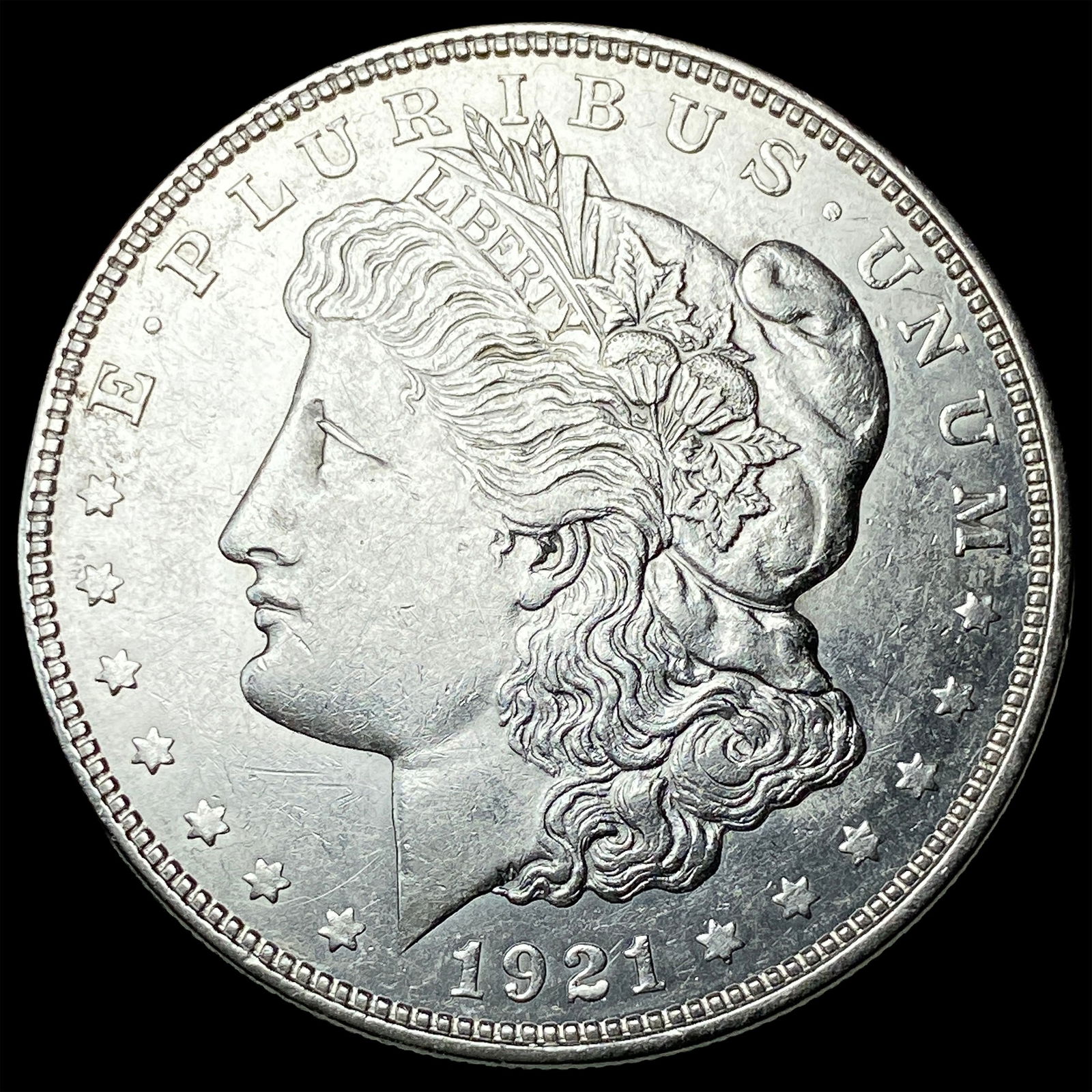1921 Silver Morgan Dollar CHOICE AU: 1921 Silver Morgan Dollar CHOICE AU