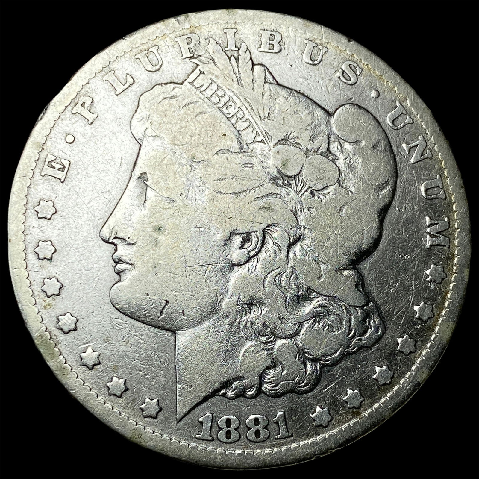 1881-CC Silver Morgan Dollar NICELY CIRCULATED: 1881-CC Silver Morgan Dollar NICELY CIRCULATED