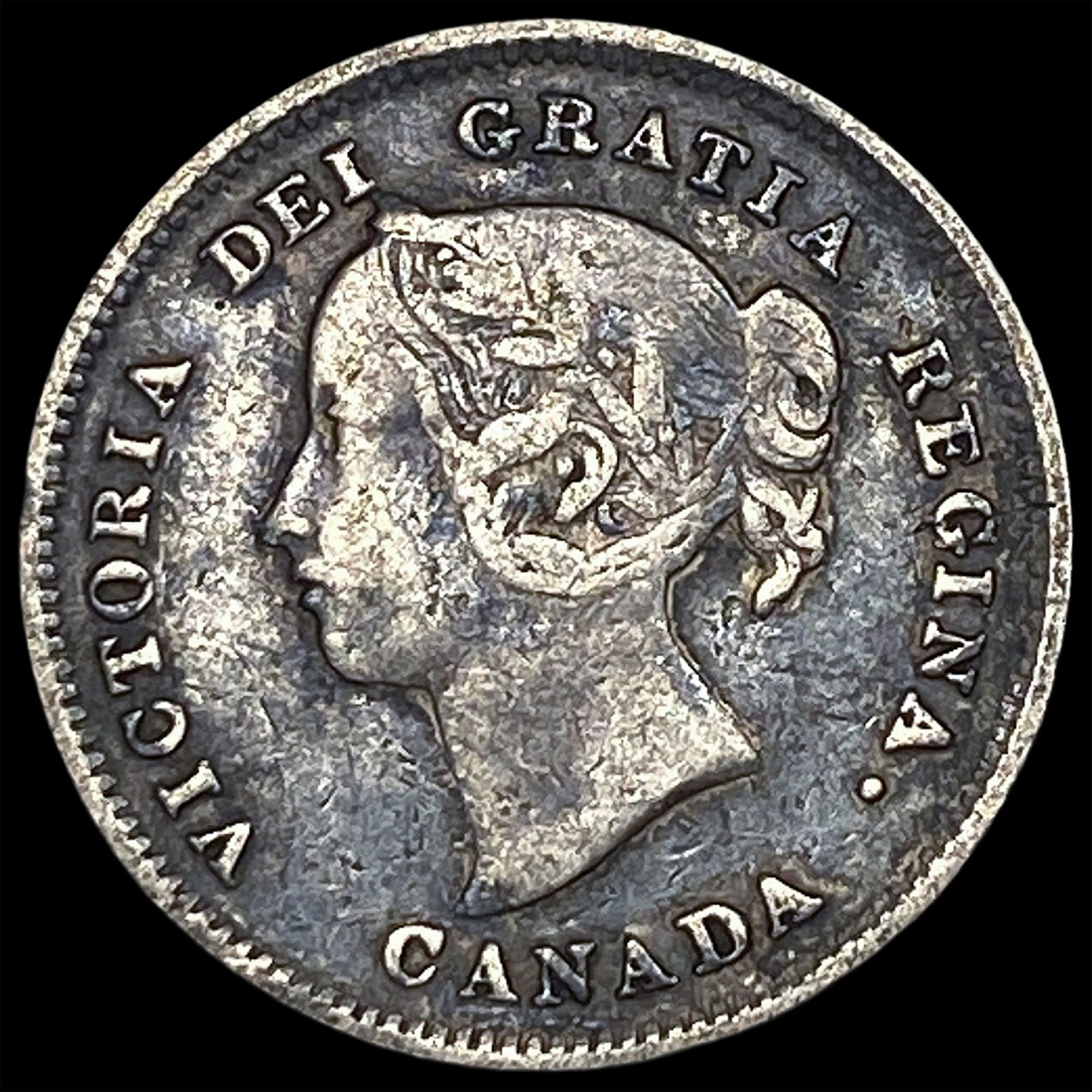 1889 Canada Silver 5 Cents NEARLY UNCIRCULATED: 1889 Canada Silver 5 Cents NEARLY UNCIRCULATED