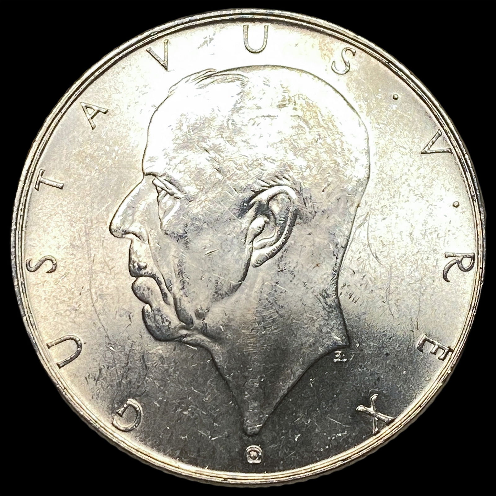 1938 Sweden Silver 2 Kroner UNCIRCULATED: 1938 Sweden Silver 2 Kroner UNCIRCULATED