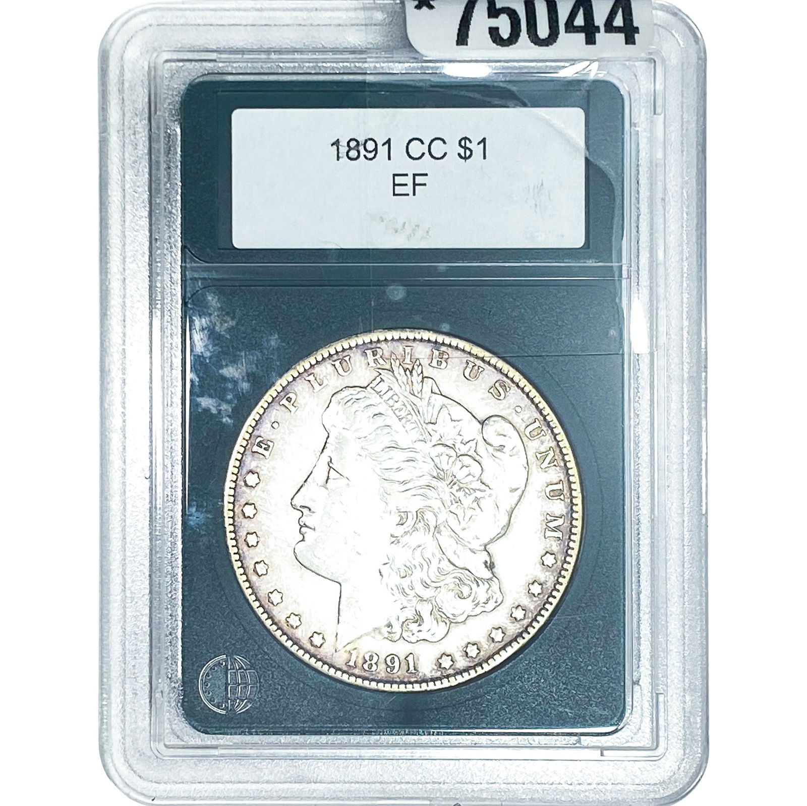 1891-CC Morgan Silver Dollar EF: 1891-CC Morgan Silver Dollar EF