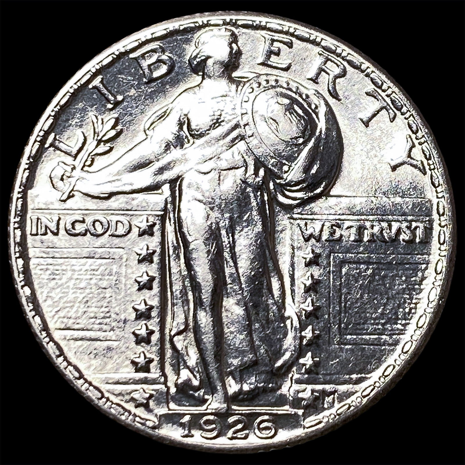 1926 Standing Liberty Silver Quarter UNCIRCULATED: 1926 Standing Liberty Silver Quarter UNCIRCULATED