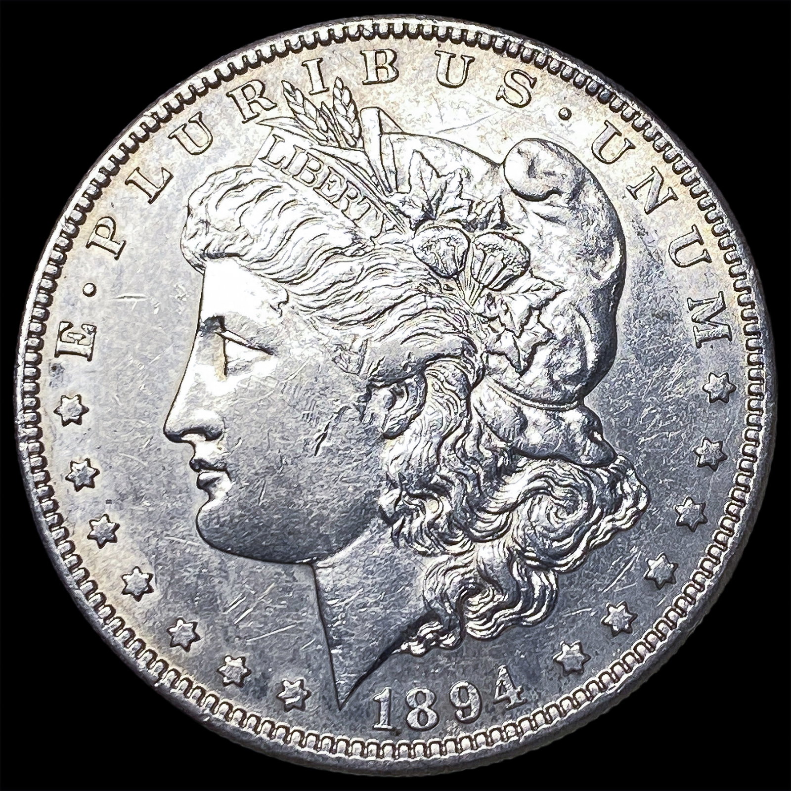 1894-S Silver Morgan Dollar CLOSELY UNCIRCULATED: 1894-S Silver Morgan Dollar CLOSELY UNCIRCULATED