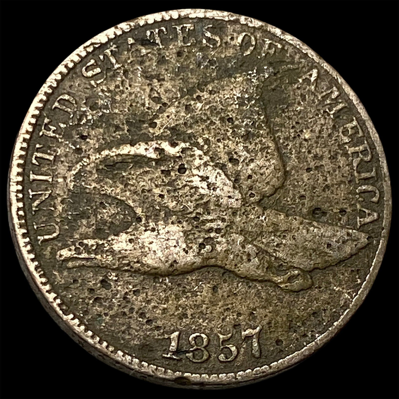 1857 Flying Eagle Cent HIGH GRADE: 1857 Flying Eagle Cent HIGH GRADE