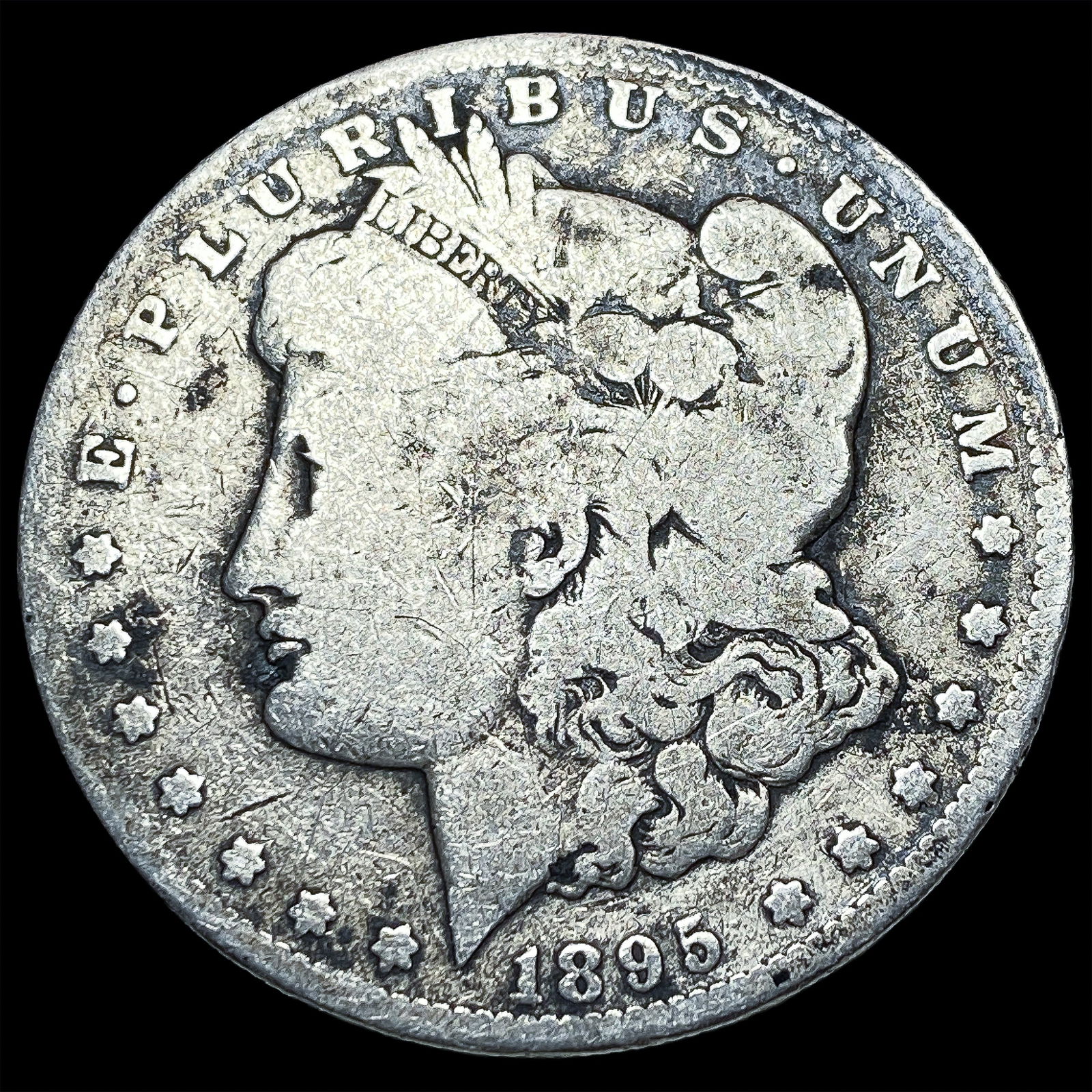 1895-S Silver Morgan Dollar NICELY CIRCULATED: 1895-S Silver Morgan Dollar NICELY CIRCULATED