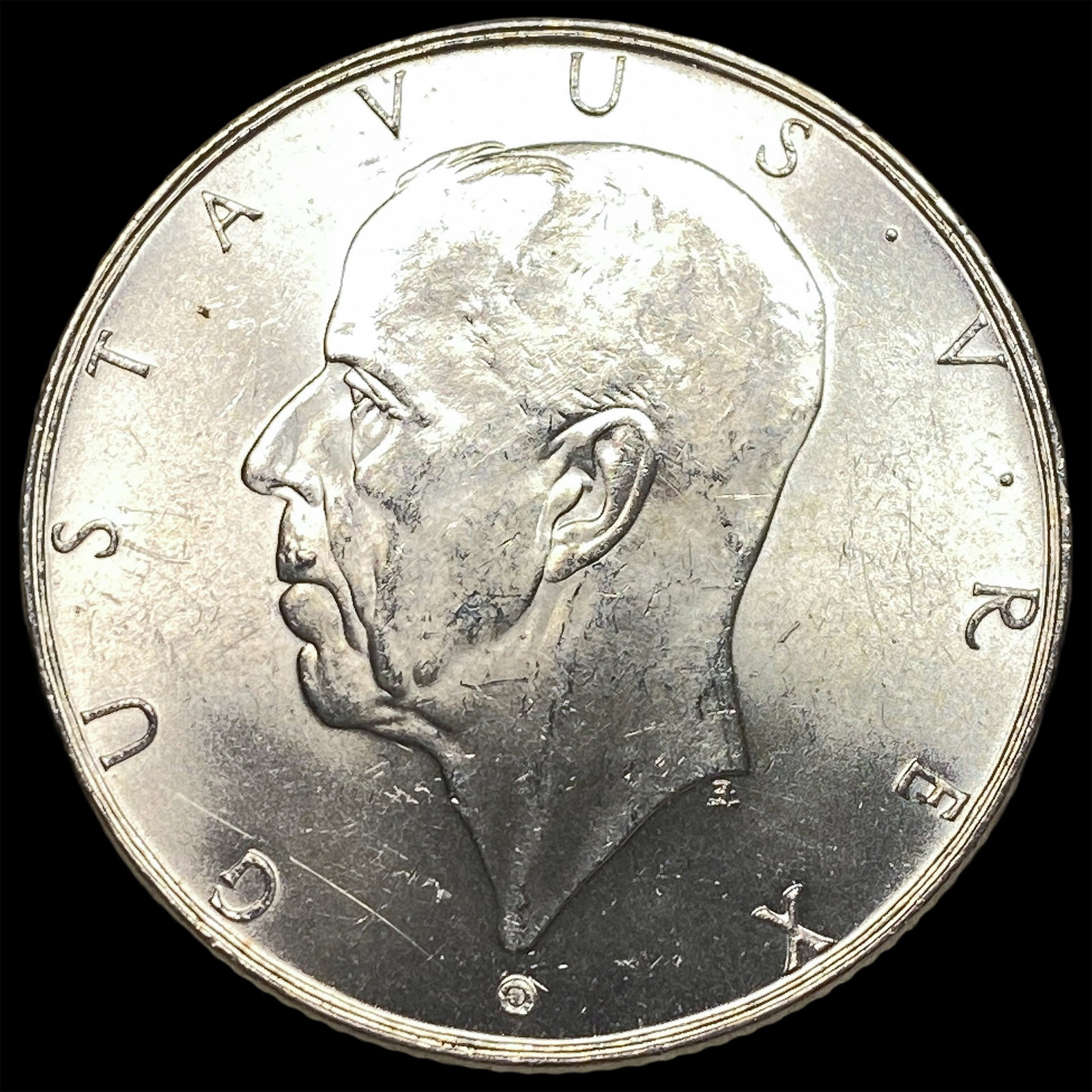 1938 Sweden Silver 2 Kroner UNCIRCULATED: 1938 Sweden Silver 2 Kroner UNCIRCULATED