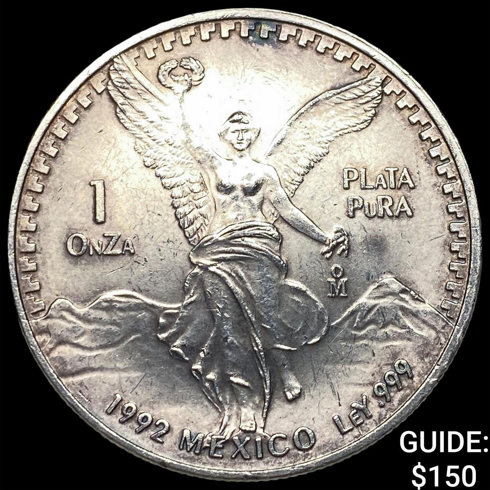 1992 Mexico Silver 1 Oz Libertad GEM BU: 1992 Mexico Silver 1 Oz Libertad GEM BU
