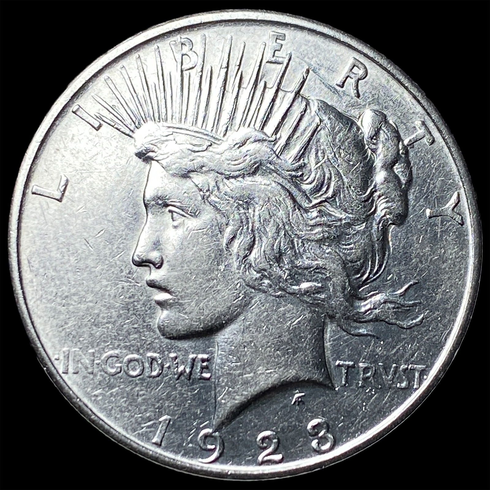 1923 Silver Peace Dollar CLOSELY UNCIRCULATED: 1923 Silver Peace Dollar CLOSELY UNCIRCULATED
