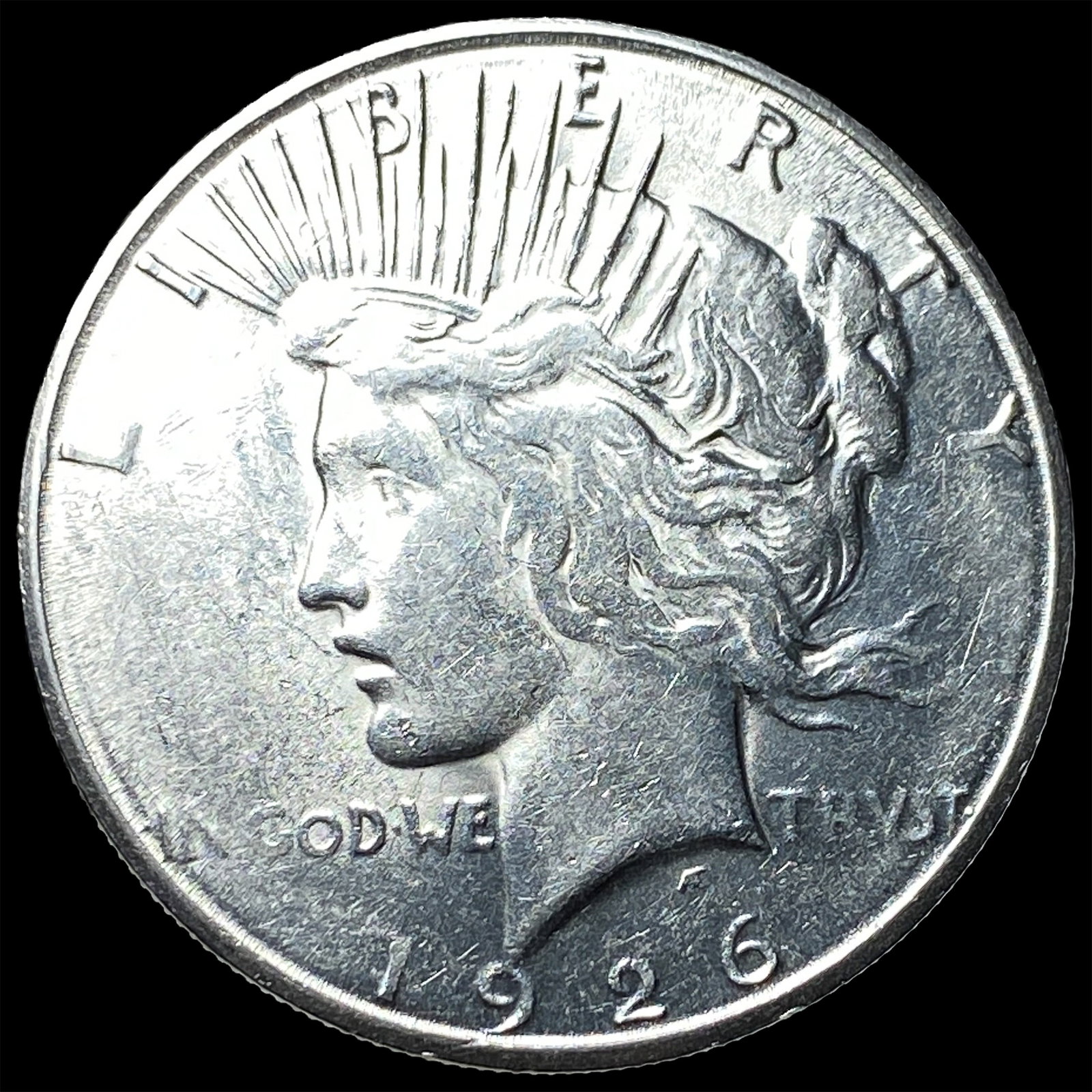 1926 Silver Peace Dollar CHOICE AU: 1926 Silver Peace Dollar CHOICE AU