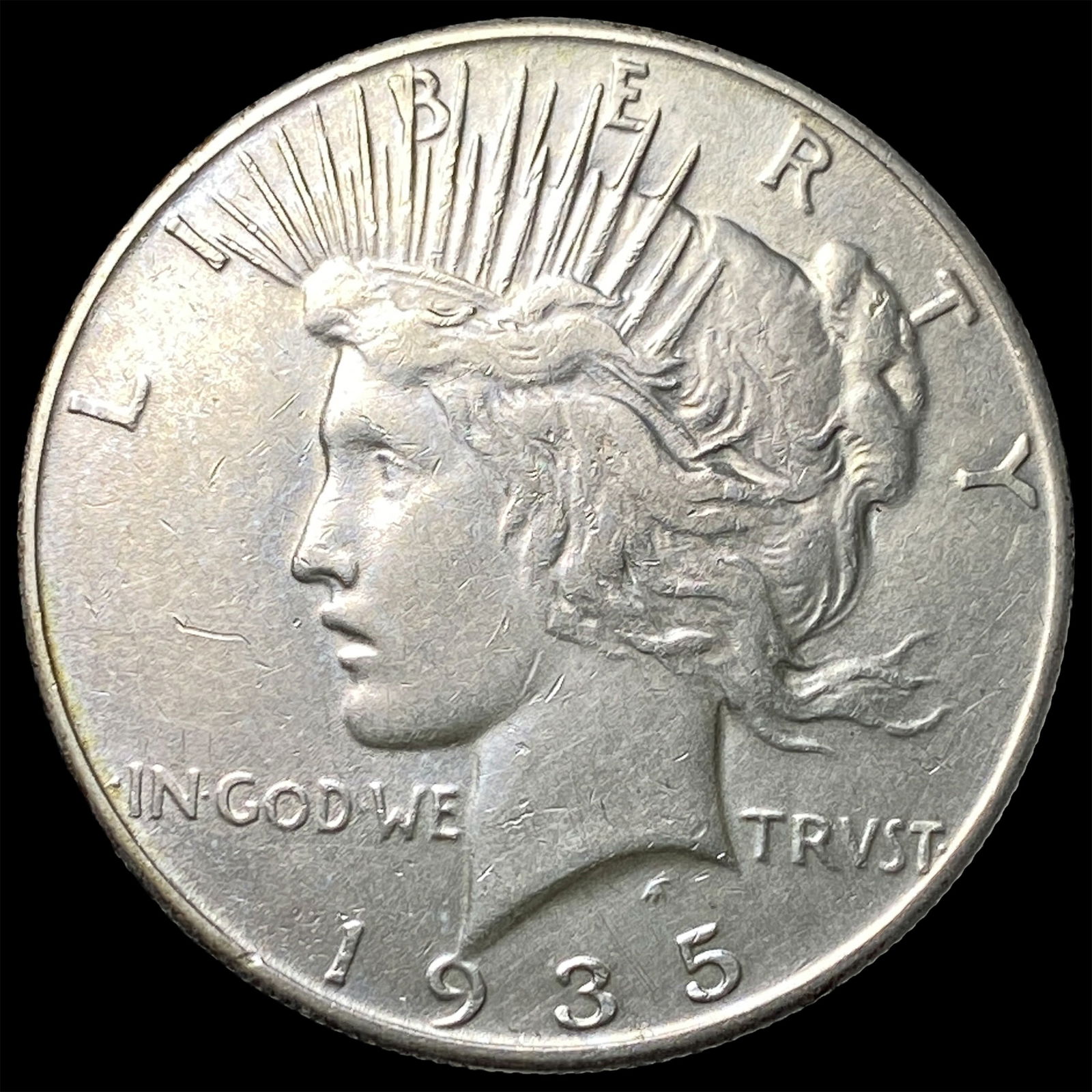 1935 Silver Peace Dollar CLOSELY UNCIRCULATED: 1935 Silver Peace Dollar CLOSELY UNCIRCULATED
