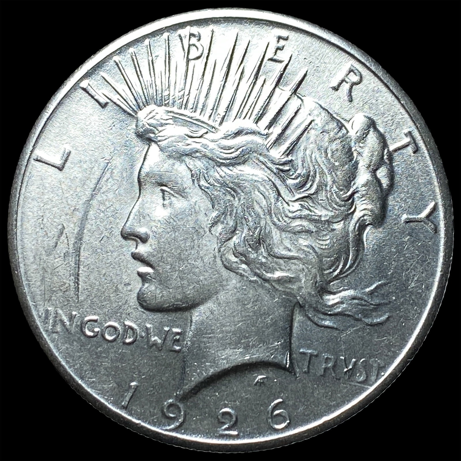 1926 Peace Silver Dollar CHOICE AU: 1926 Peace Silver Dollar CHOICE AU