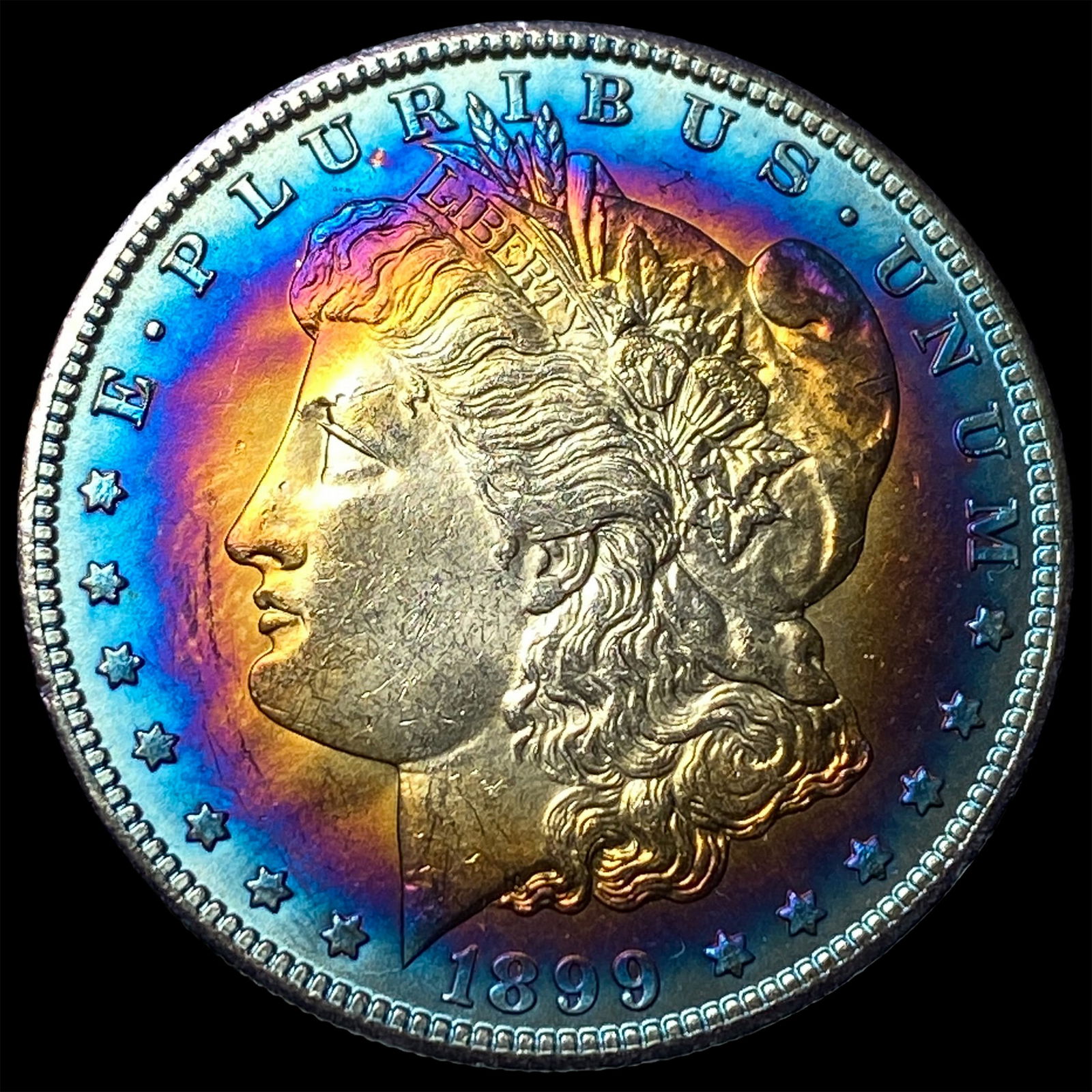 1899-O TONED Silver Morgan Dollar UNCIRCULATED: 1899-O TONED Silver Morgan Dollar UNCIRCULATED