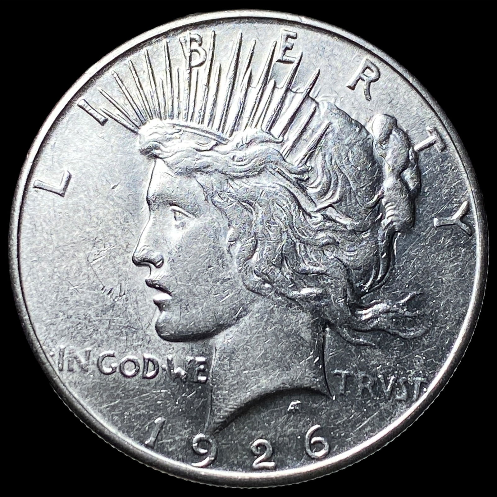 1926 Peace Silver Dollar CLOSELY UNCIRCULATED: 1926 Peace Silver Dollar CLOSELY UNCIRCULATED