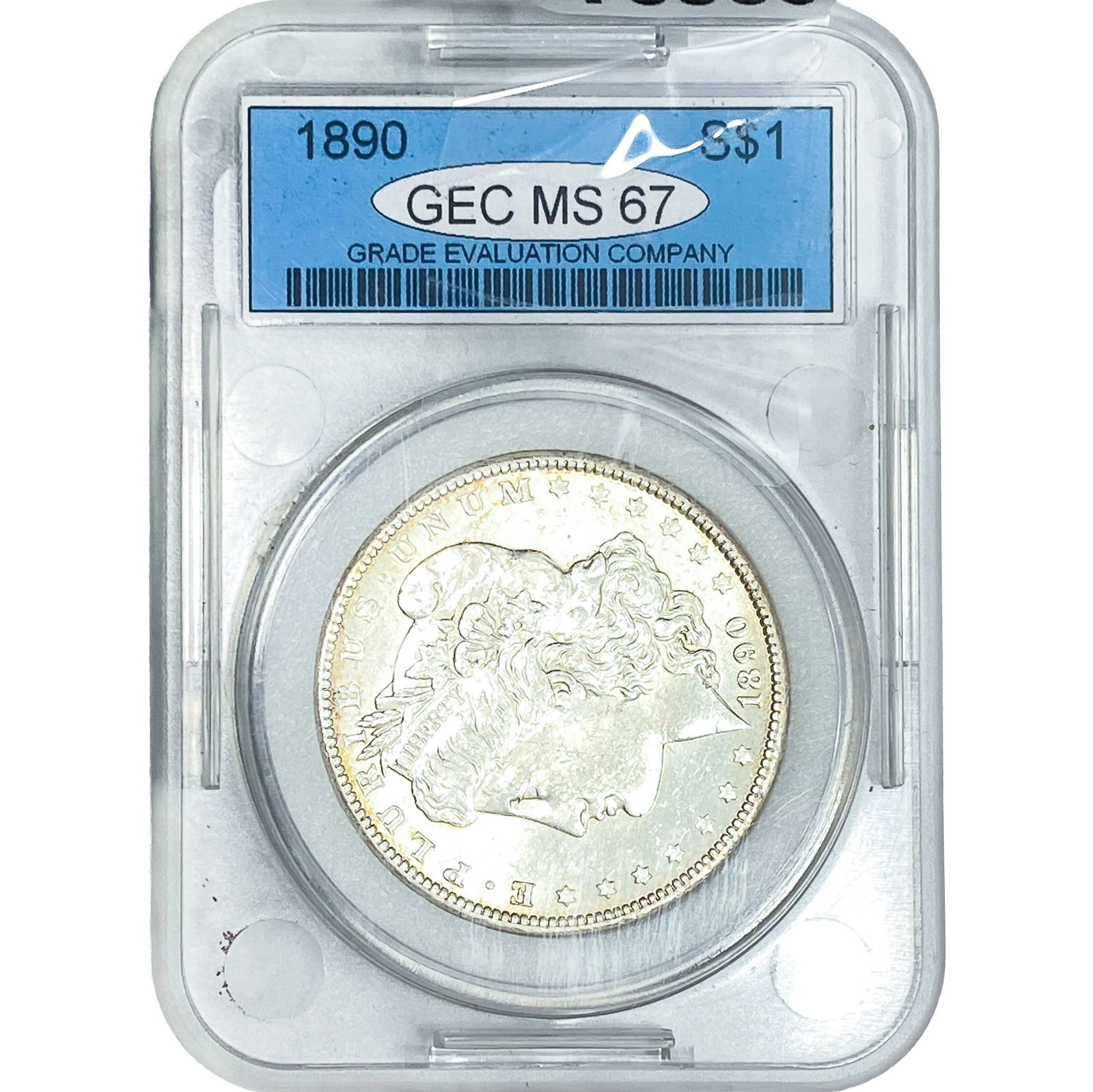 1890 Morgan Silver Dollar GEC MS67: 1890 Morgan Silver Dollar GEC MS67