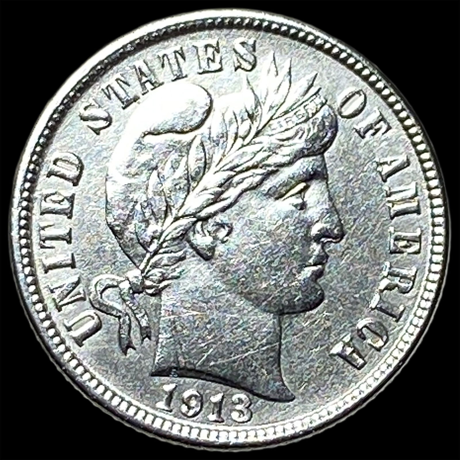 1913 Barber Dime UNCIRCULATED: 1913 Barber Dime UNCIRCULATED