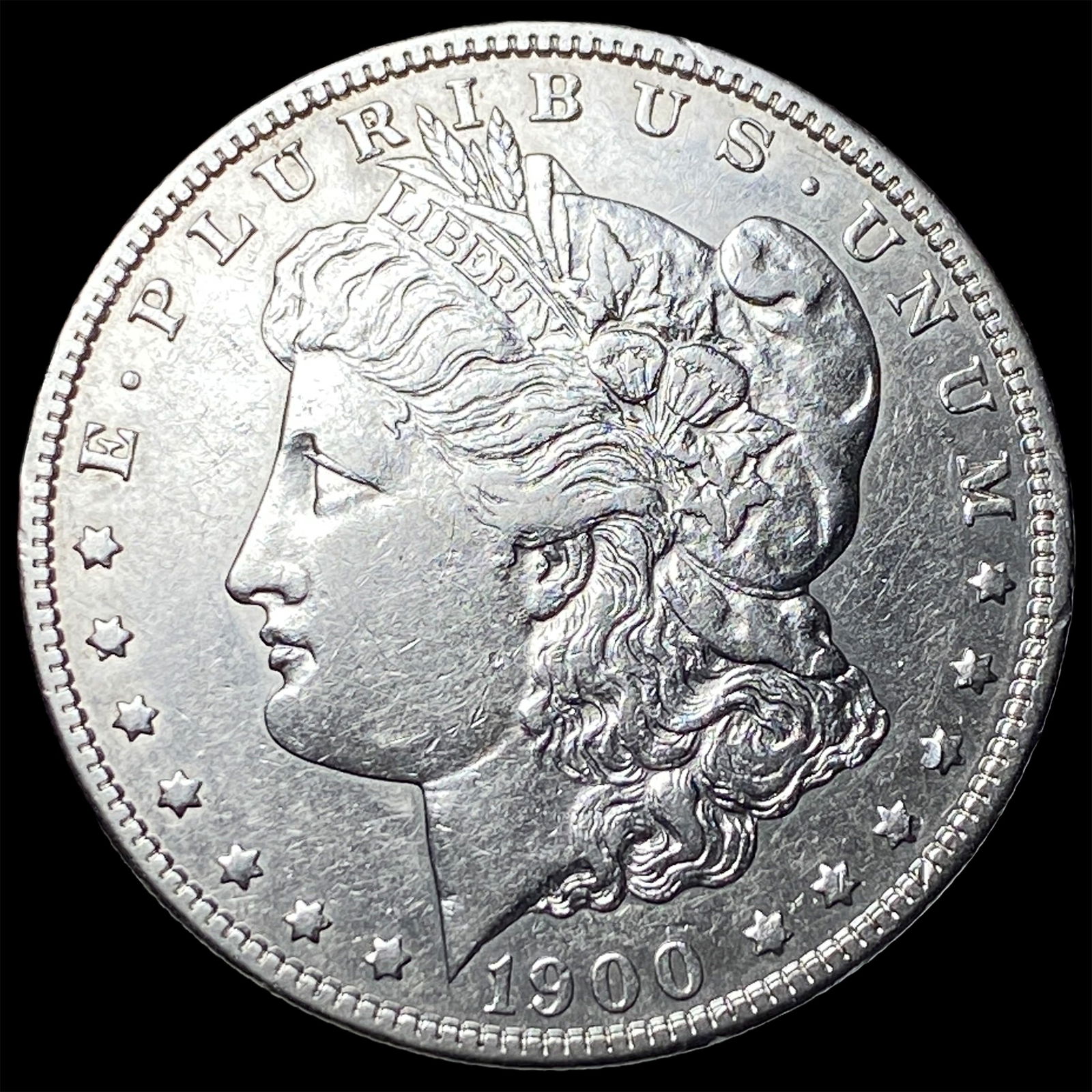 1900-O Silver Morgan Dollar NEARLY UNCIRCULATED: 1900-O Silver Morgan Dollar NEARLY UNCIRCULATED