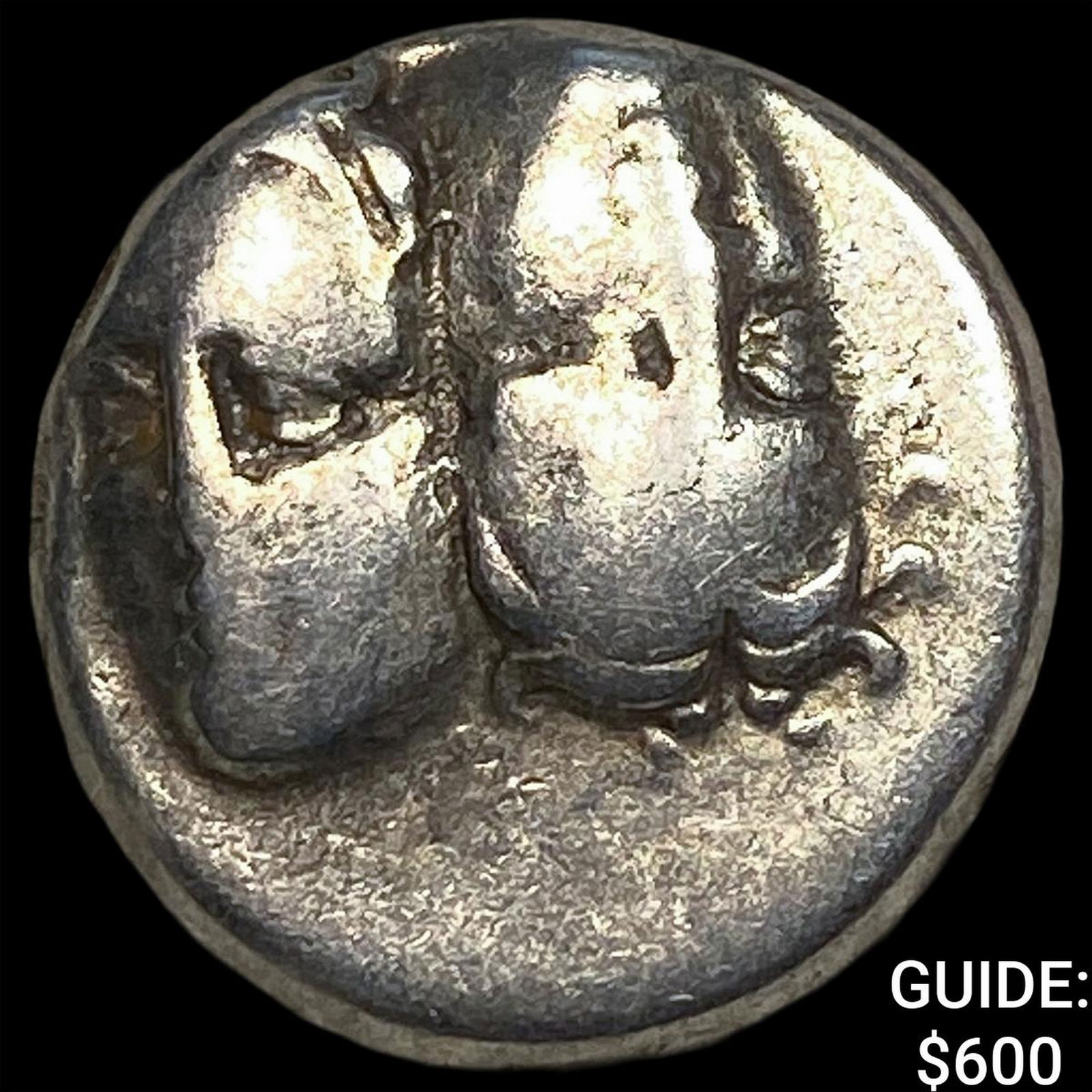 Ancient Greece Moesia, Istros 4th Century BC Silver Drachm NEARLY UNCIRCULATED: Ancient Greece Moesia, Istros 4th Century BC Silver Drachm NEARLY UNCIRCULATED