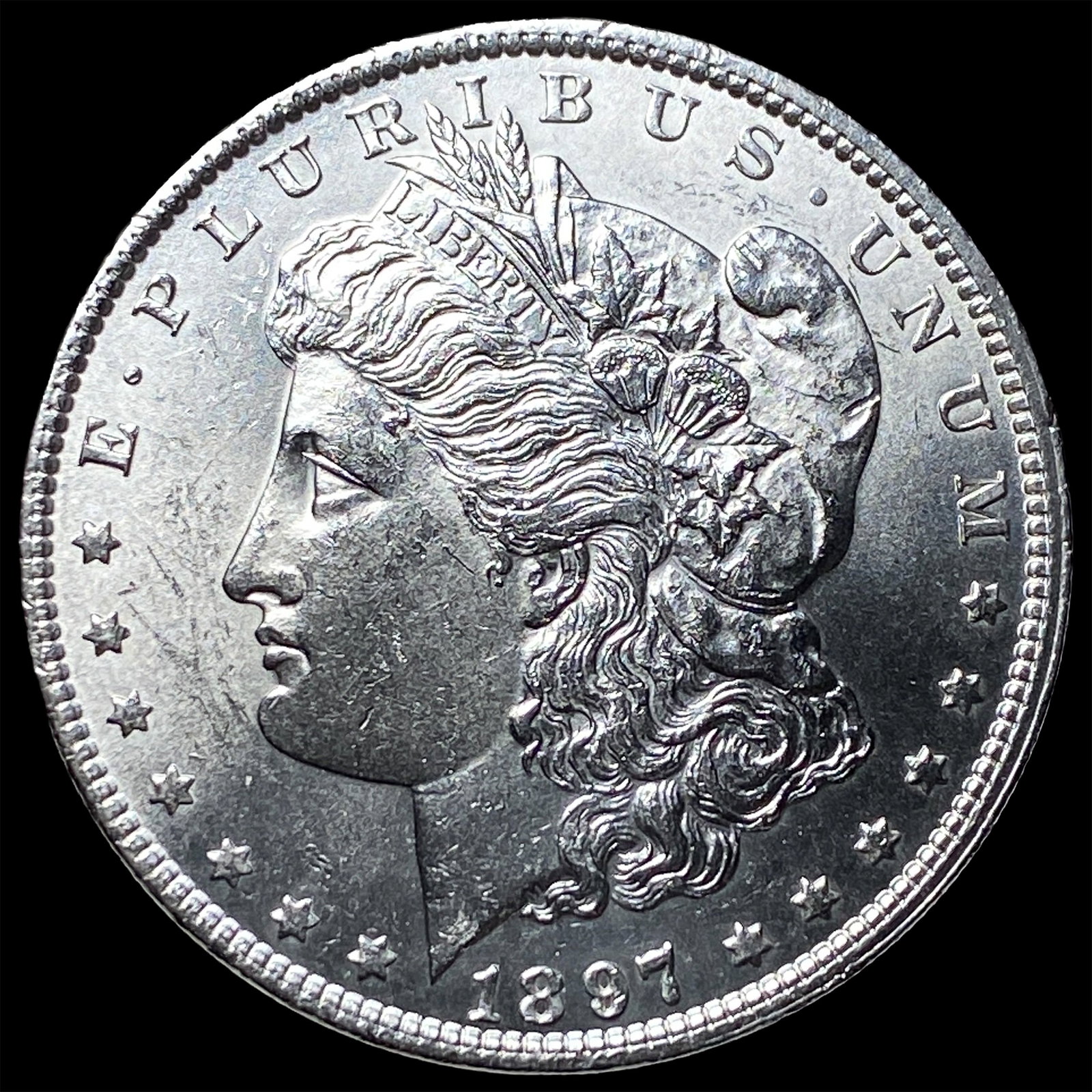 1897 Morgan Silver Dollar UNCIRCULATED: 1897 Morgan Silver Dollar UNCIRCULATED