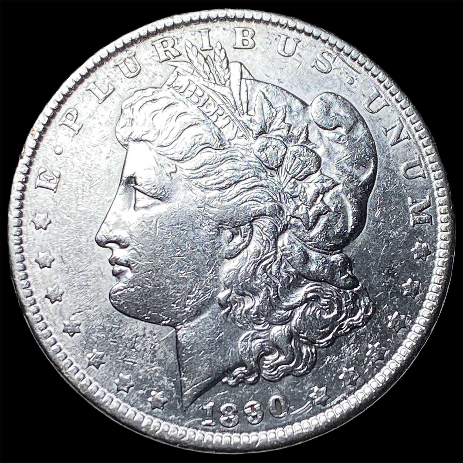 1890-S Silver Morgan Dollar CLOSELY UNCIRCULATED: 1890-S Silver Morgan Dollar CLOSELY UNCIRCULATED