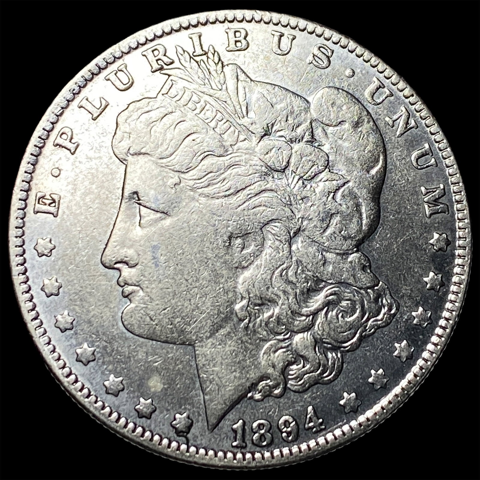 1894-O Silver Morgan Dollar NEARLY UNCIRCULATED: 1894-O Silver Morgan Dollar NEARLY UNCIRCULATED