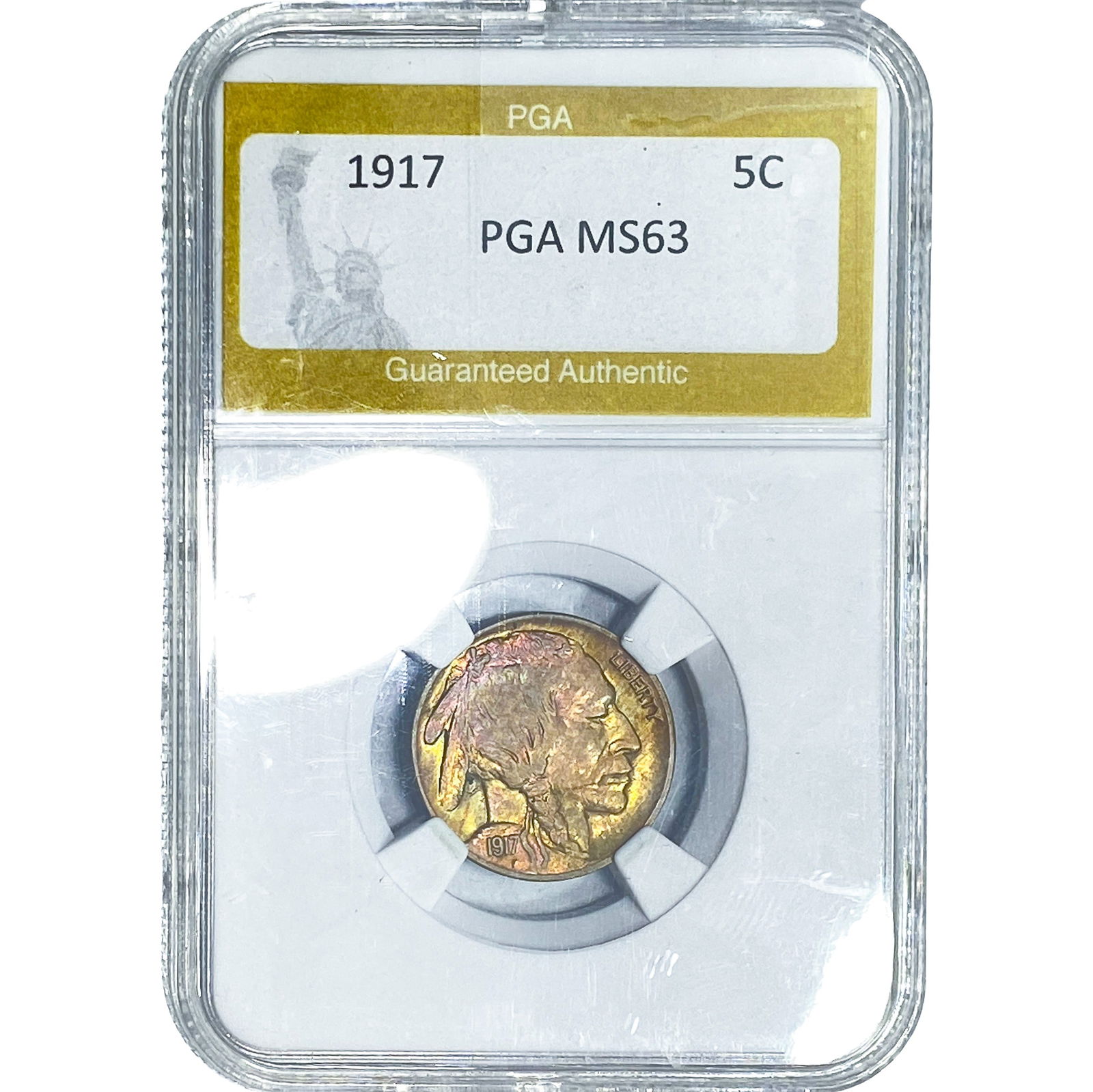 1917 Buffalo Nickel PGA MS63: 1917 Buffalo Nickel PGA MS63