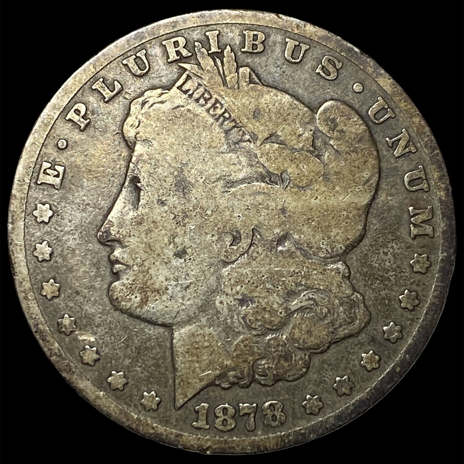 1878-S Silver Morgan Dollar NICELY CIRCULATED: 1878-S Silver Morgan Dollar NICELY CIRCULATED