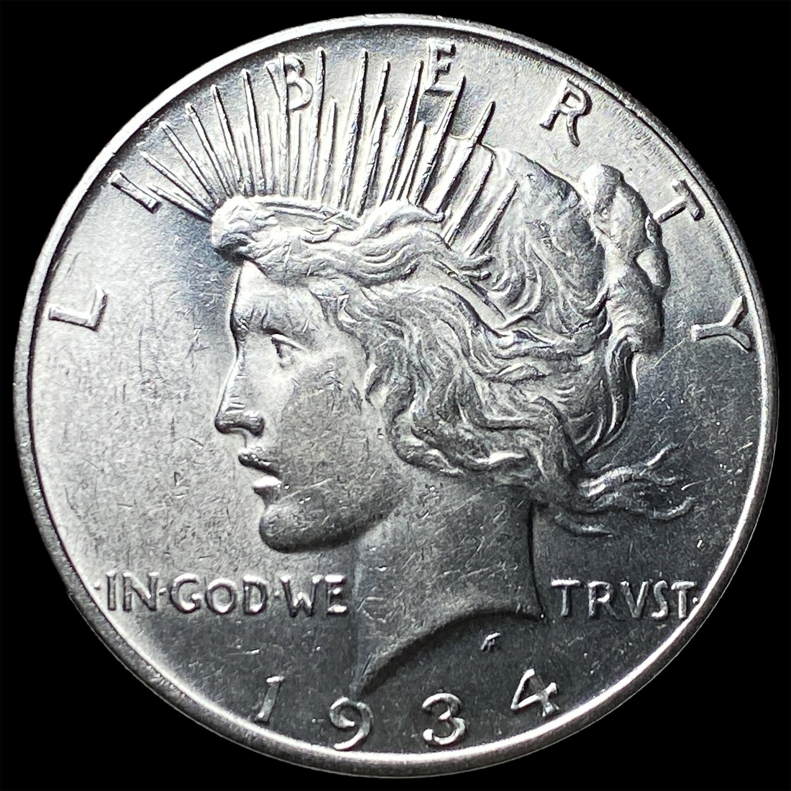 1934 Silver Peace Dollar UNCIRCULATED: 1934 Silver Peace Dollar UNCIRCULATED