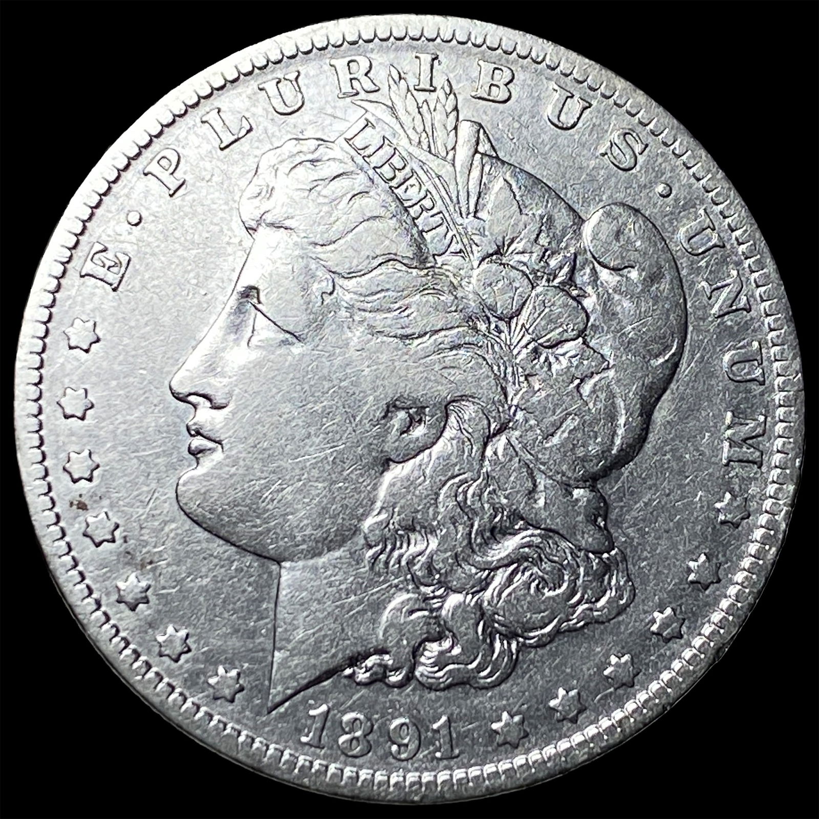 1891-O Silver Morgan Dollar LIGHTLY CIRCULATED: 1891-O Silver Morgan Dollar LIGHTLY CIRCULATED