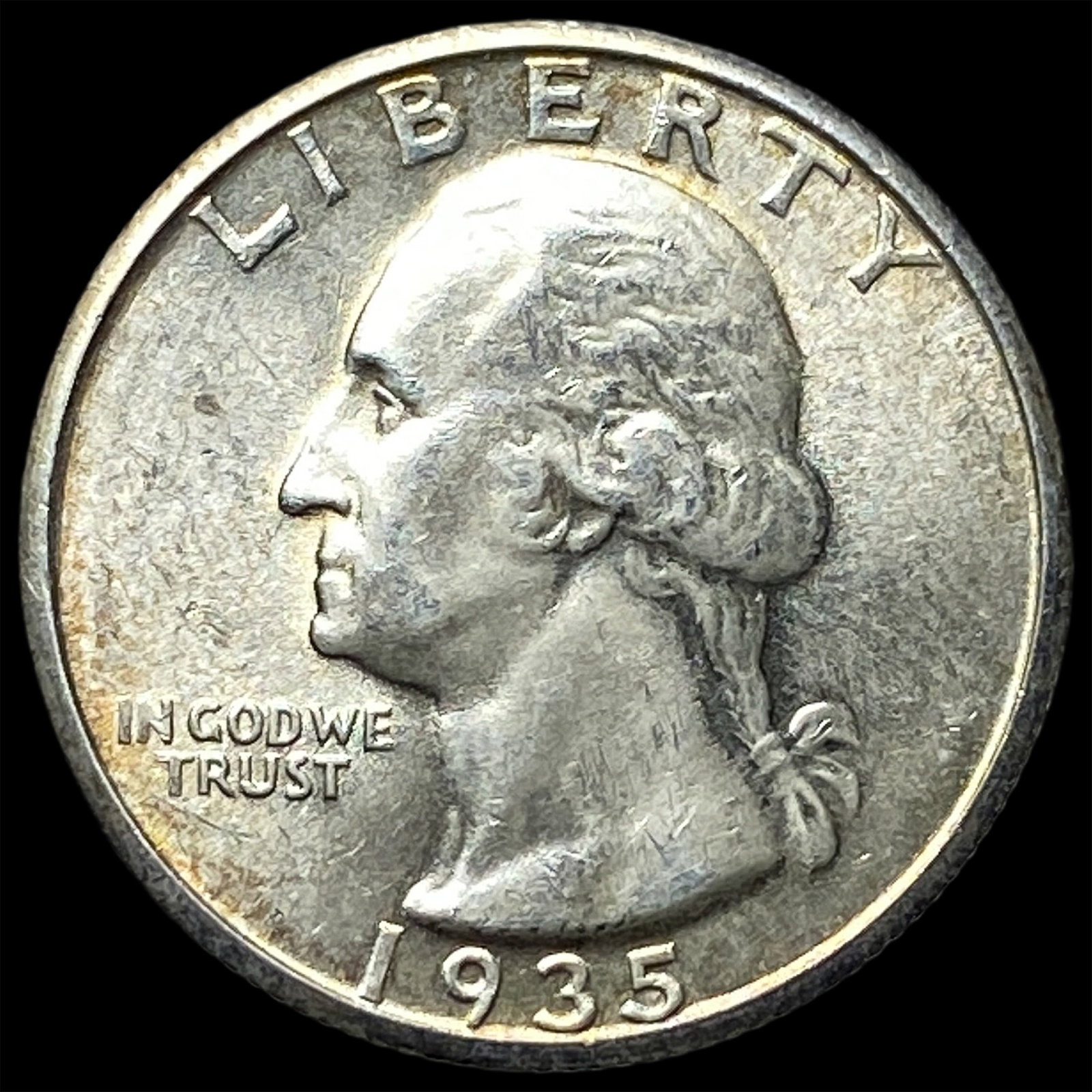 1935-S Silver Washington Quarter UNCIRCULATED: 1935-S Silver Washington Quarter UNCIRCULATED