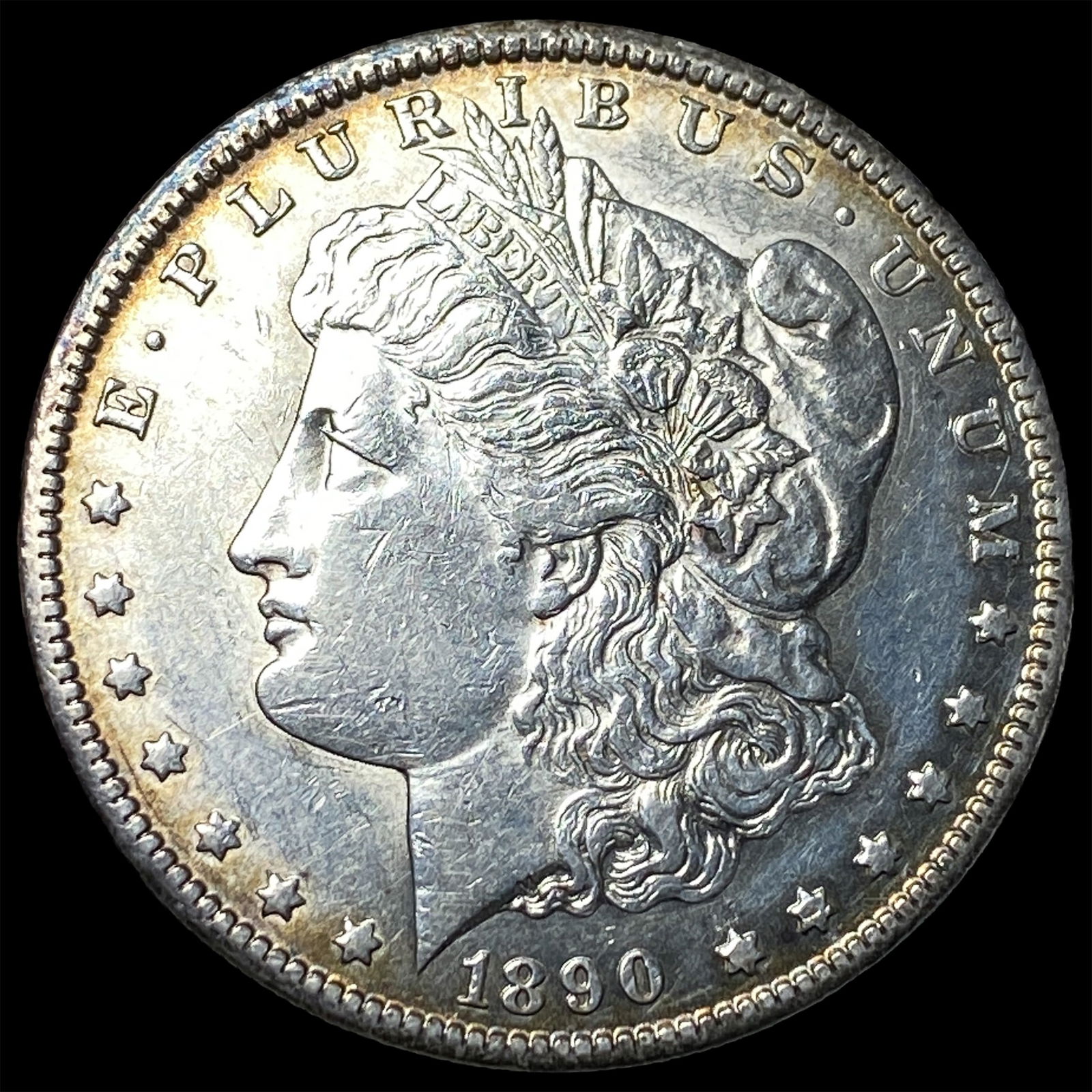 1890-CC Silver Morgan Dollar CLOSELY UNCIRCULATED (1 of 2)