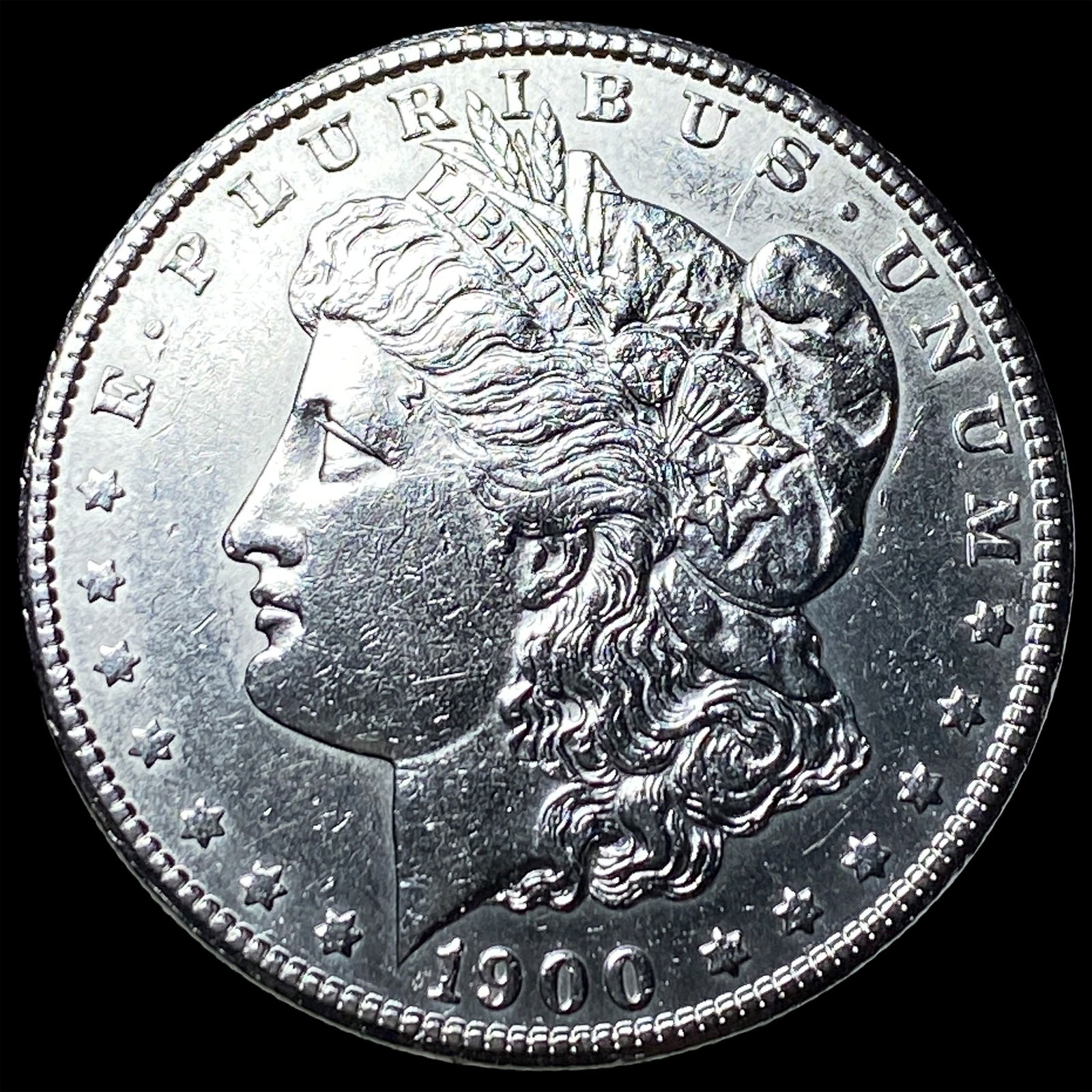 1900-S Silver Morgan Dollar CLOSELY UNCIRCULATED: 1900-S Silver Morgan Dollar CLOSELY UNCIRCULATED