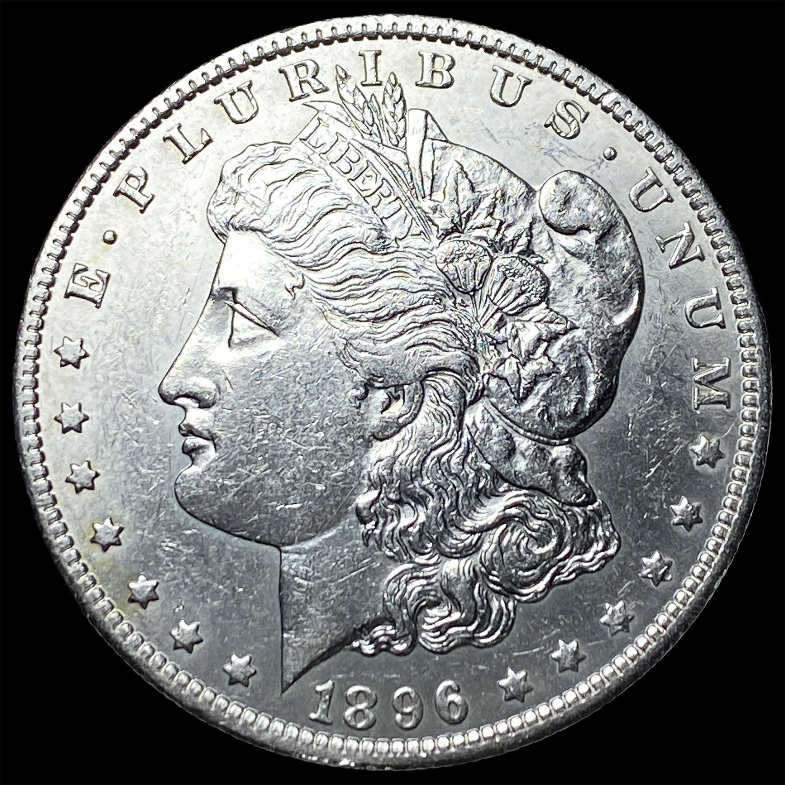 1896-O Silver Morgan Dollar CLOSELY UNCIRCULATED: 1896-O Silver Morgan Dollar CLOSELY UNCIRCULATED