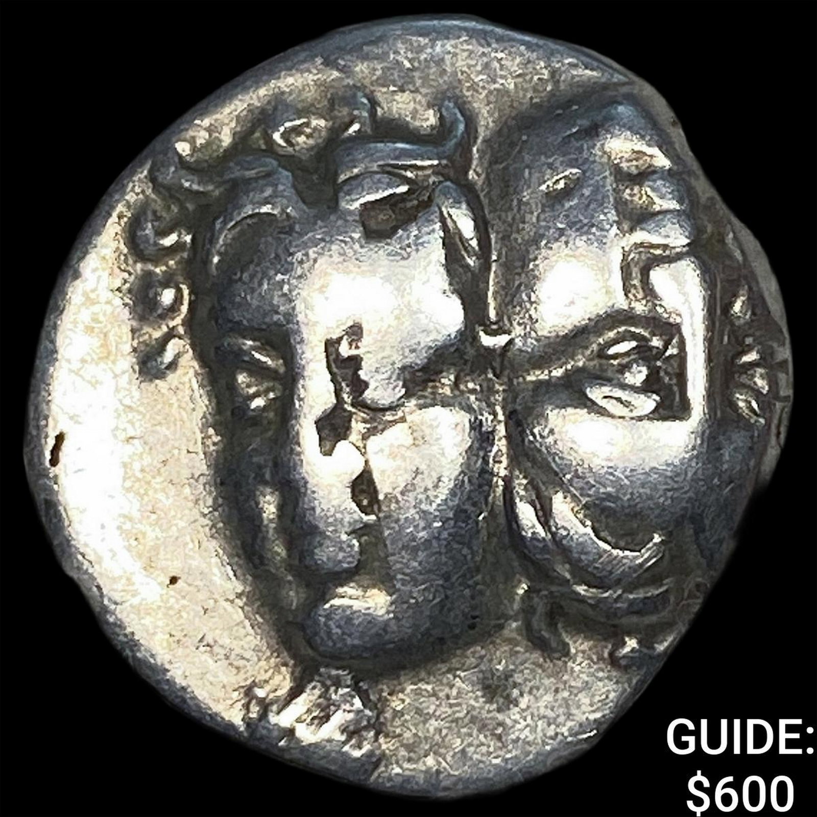 Ancient Greece Moesia, Istros 4th Century BC Silver Drachm NEARLY UNCIRCULATED: Ancient Greece Moesia, Istros 4th Century BC Silver Drachm NEARLY UNCIRCULATED