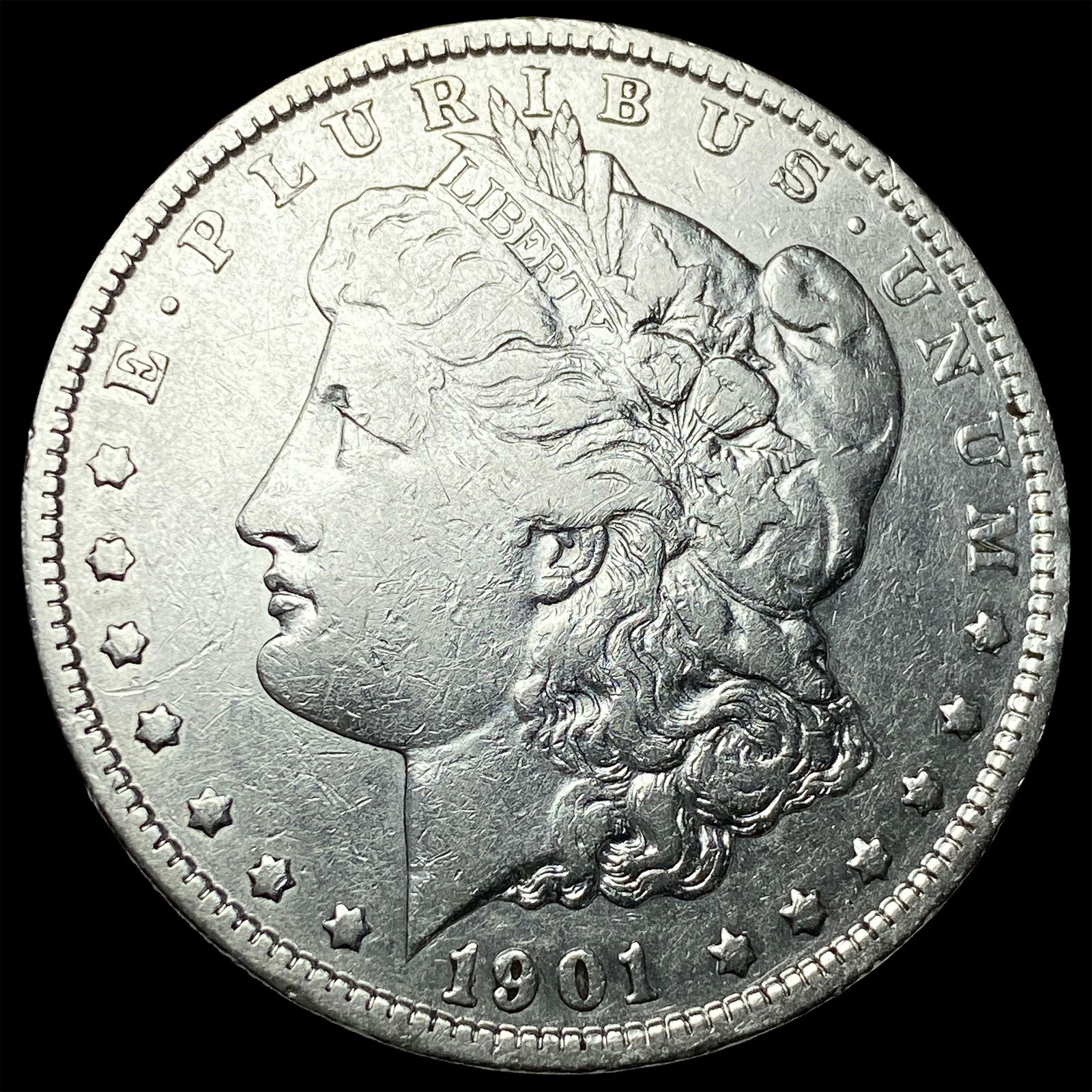 1901 Silver Morgan Dollar LIGHTLY CIRCULATED: 1901 Silver Morgan Dollar LIGHTLY CIRCULATED