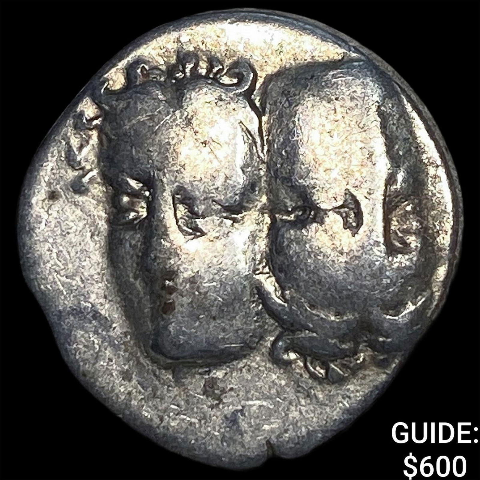 Ancient Greece Moesia, Istros 4th Century BC Silver Drachm NEARLY UNCIRCULATED: Ancient Greece Moesia, Istros 4th Century BC Silver Drachm NEARLY UNCIRCULATED