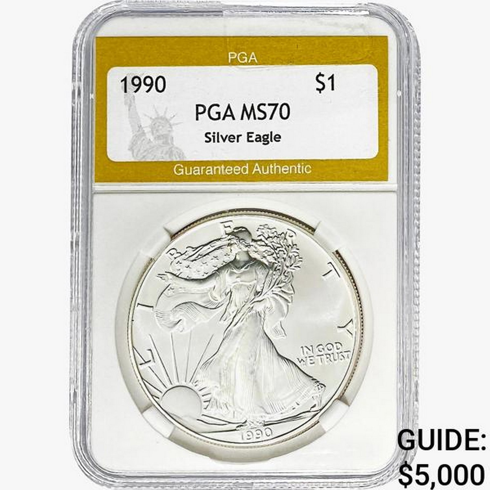 1990 American Silver Eagle PGA MS70 (1 of 2)