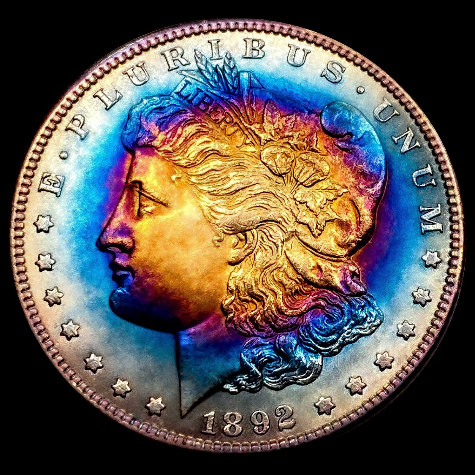 1892-S Morgan Silver Dollar CHOICE AU+ (1 of 2)