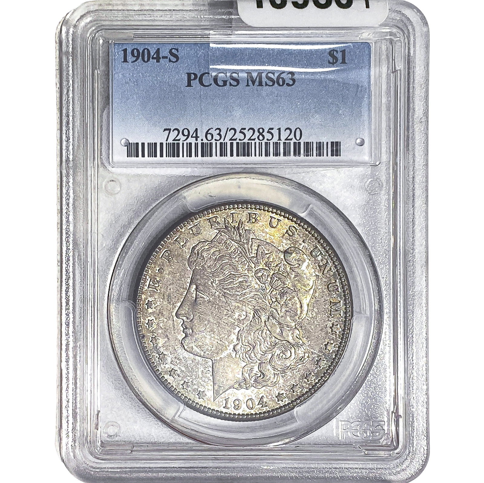 1904-S Morgan Silver Dollar PCGS MS63: 1904-S Morgan Silver Dollar PCGS MS63