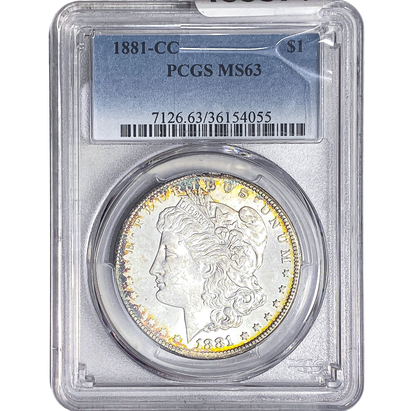 1881-CC Morgan Silver Dollar PCGS MS63 (1 of 2)