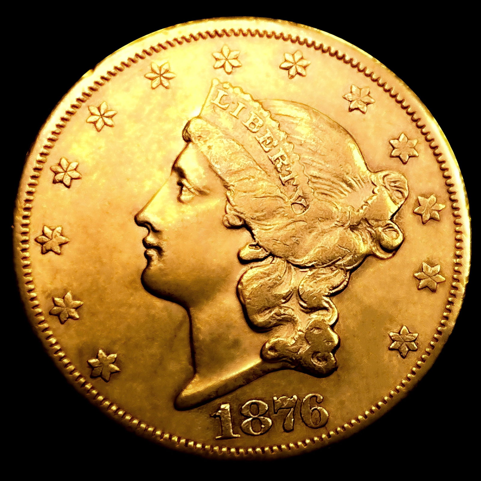 1876-CC $20 Gold Double Eagle (1 of 2)