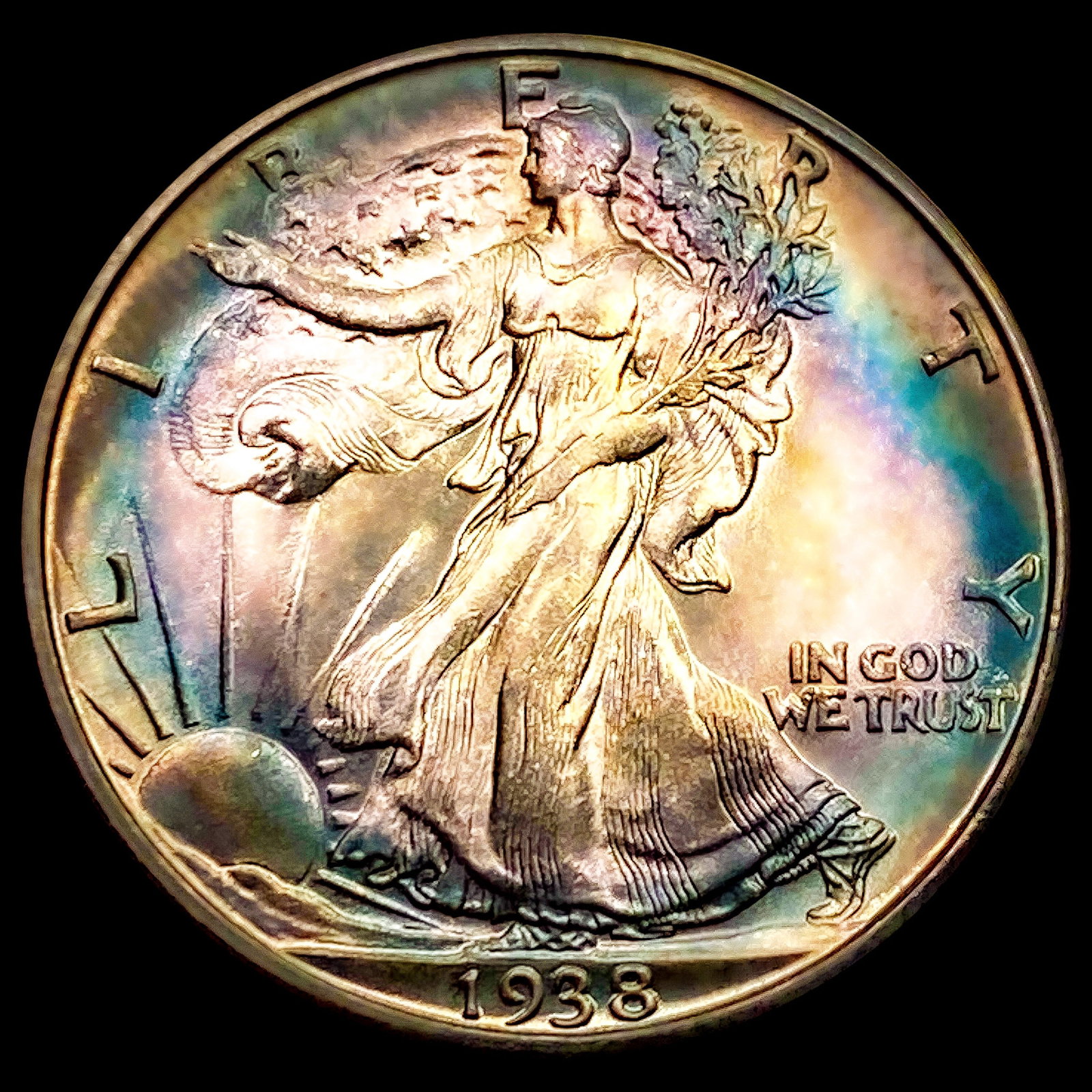 1938-D Walking Liberty Half Dollar (1 of 2)