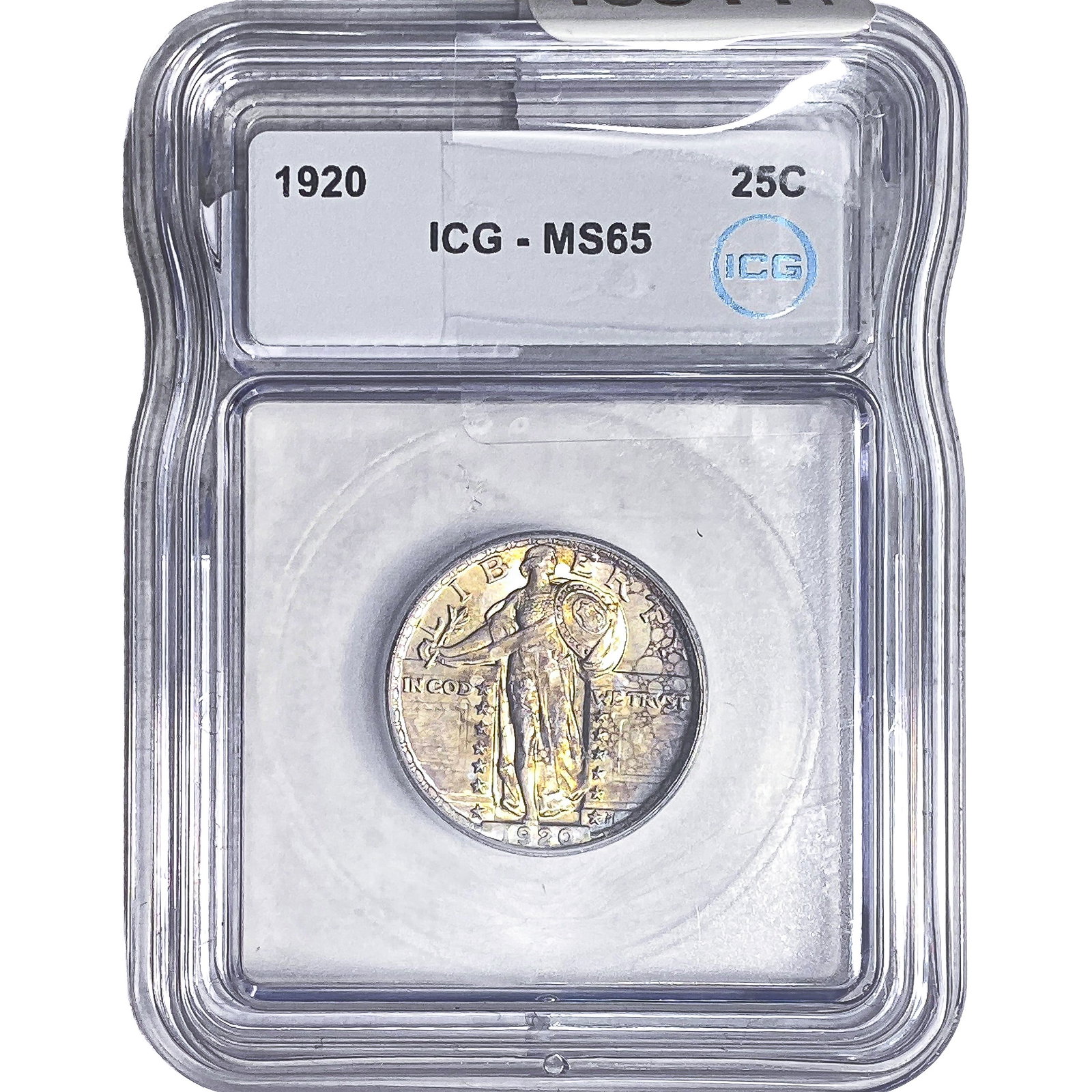 1920 Standing Liberty Quarter ICG MS65: 1920 Standing Liberty Quarter ICG MS65