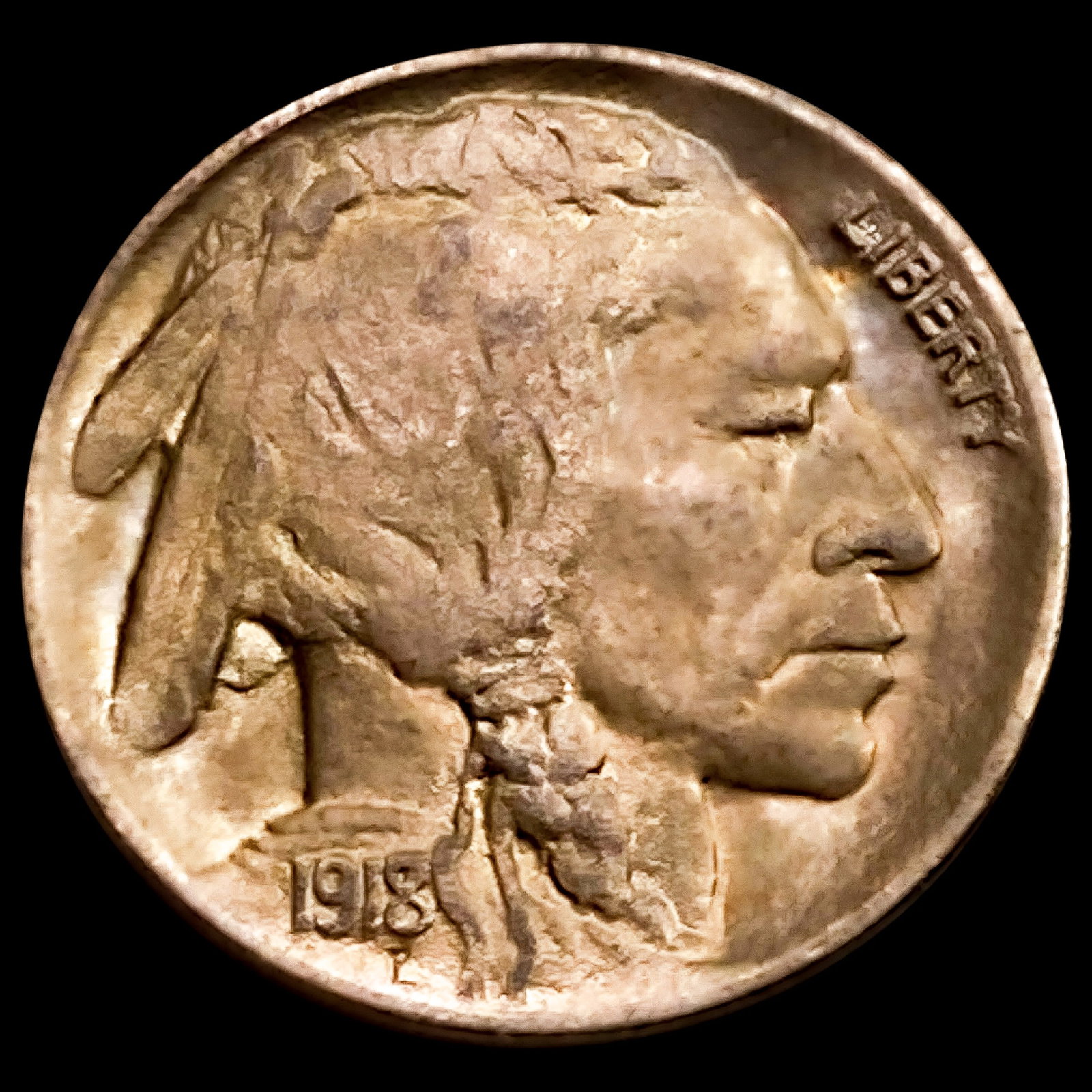 1918/7-D Buffalo Nickel CHOICE AU (1 of 2)