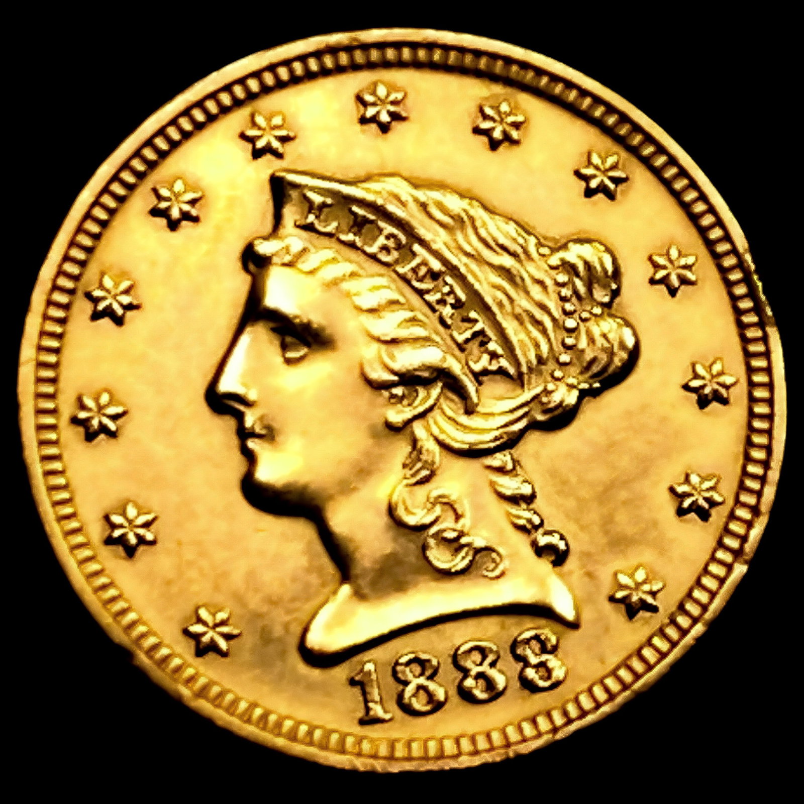 1888 $2.50 Gold Quarter Eagle (1 of 2)