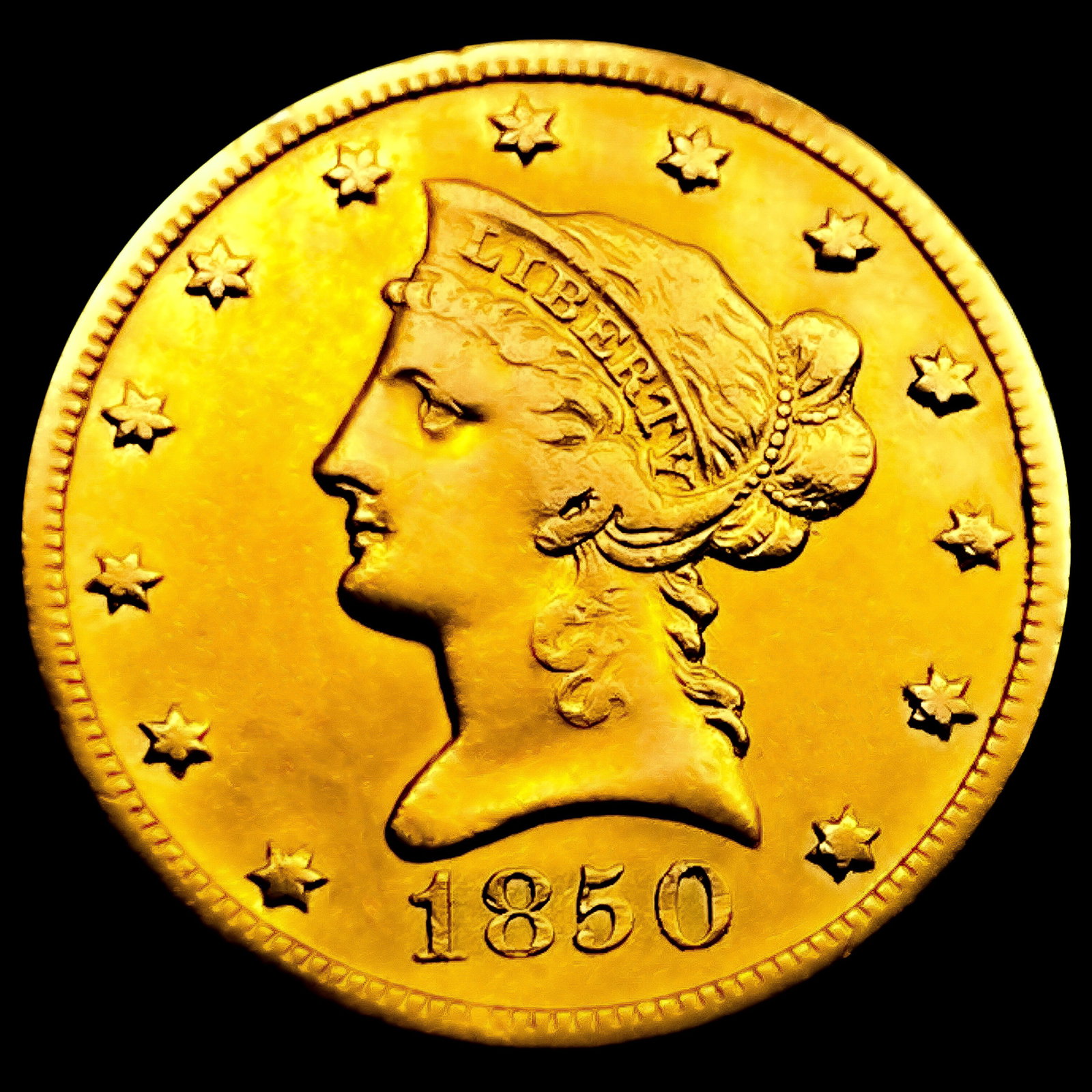 1850-O $10 Gold Eagle (1 of 2)